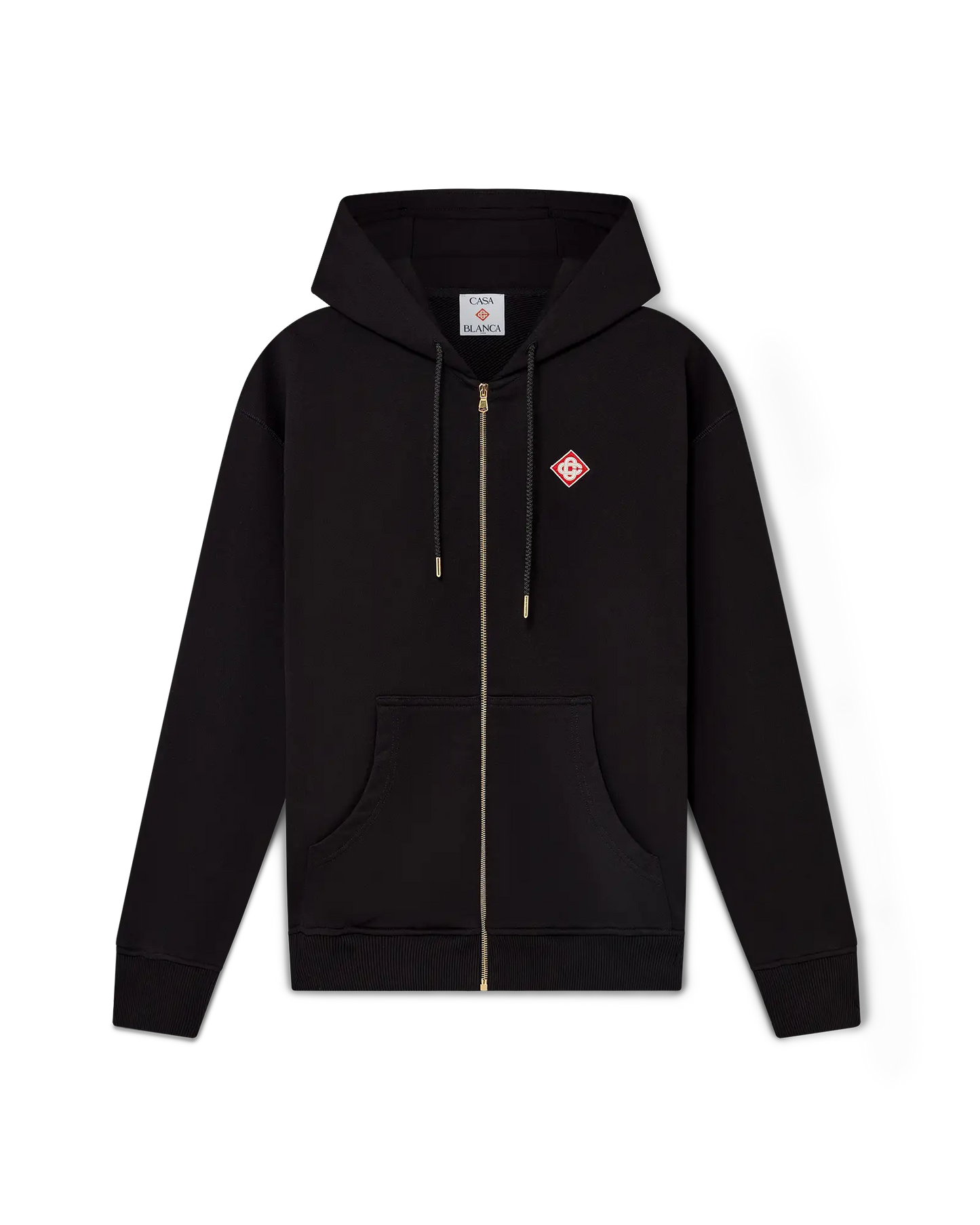 Diamond Logo Zip Hooded Sweatshirt | Casablanca Paris | Image 1