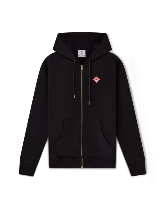 Diamond Logo Zip Hooded Sweatshirt | Casablanca Paris | Image 1