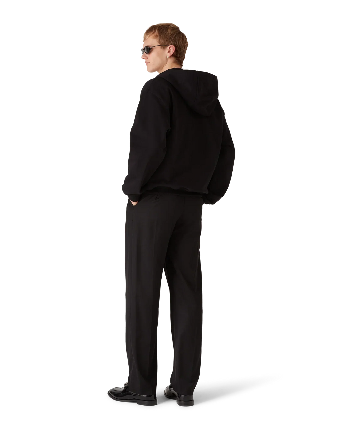 Diamond Logo Zip Hooded Sweatshirt | Casablanca Paris | Image 3
