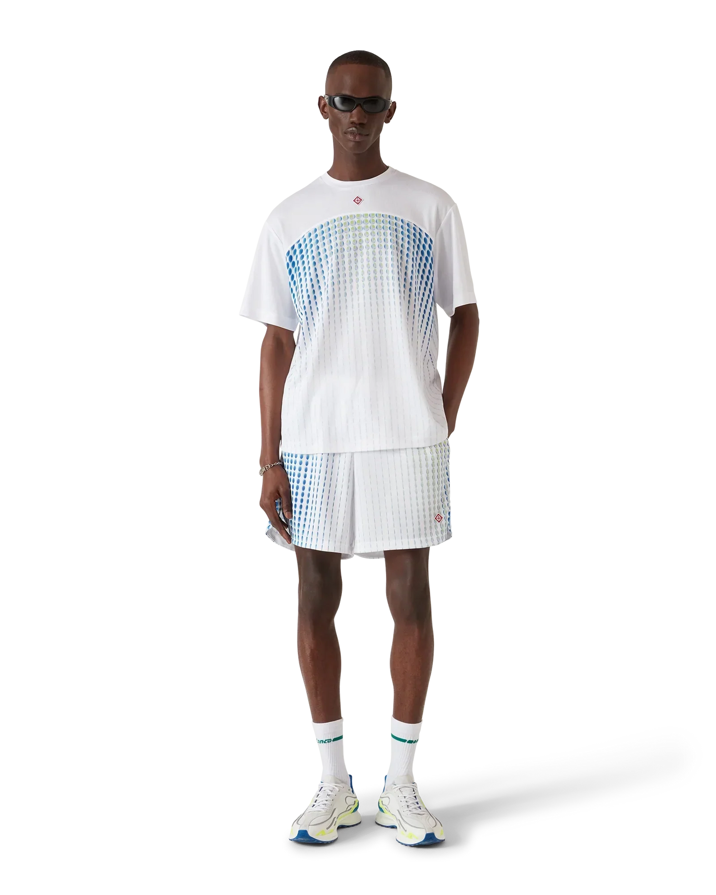 Tennis Tech Short Sleeve T-Shirt | Casablanca Paris | Image 2