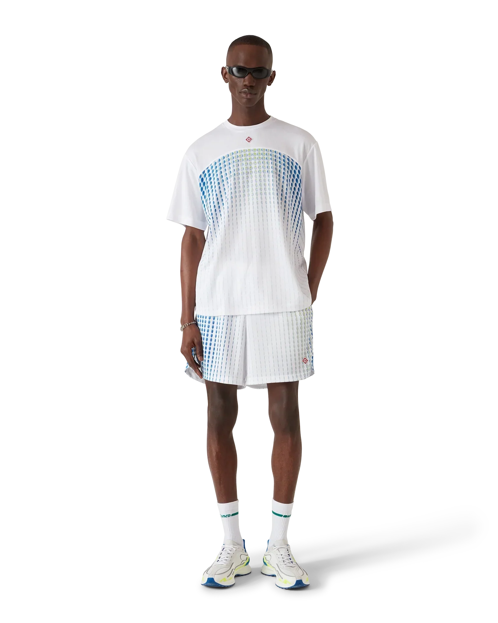 Tennis Tech Short Sleeve T-Shirt | Casablanca Paris | Image 2