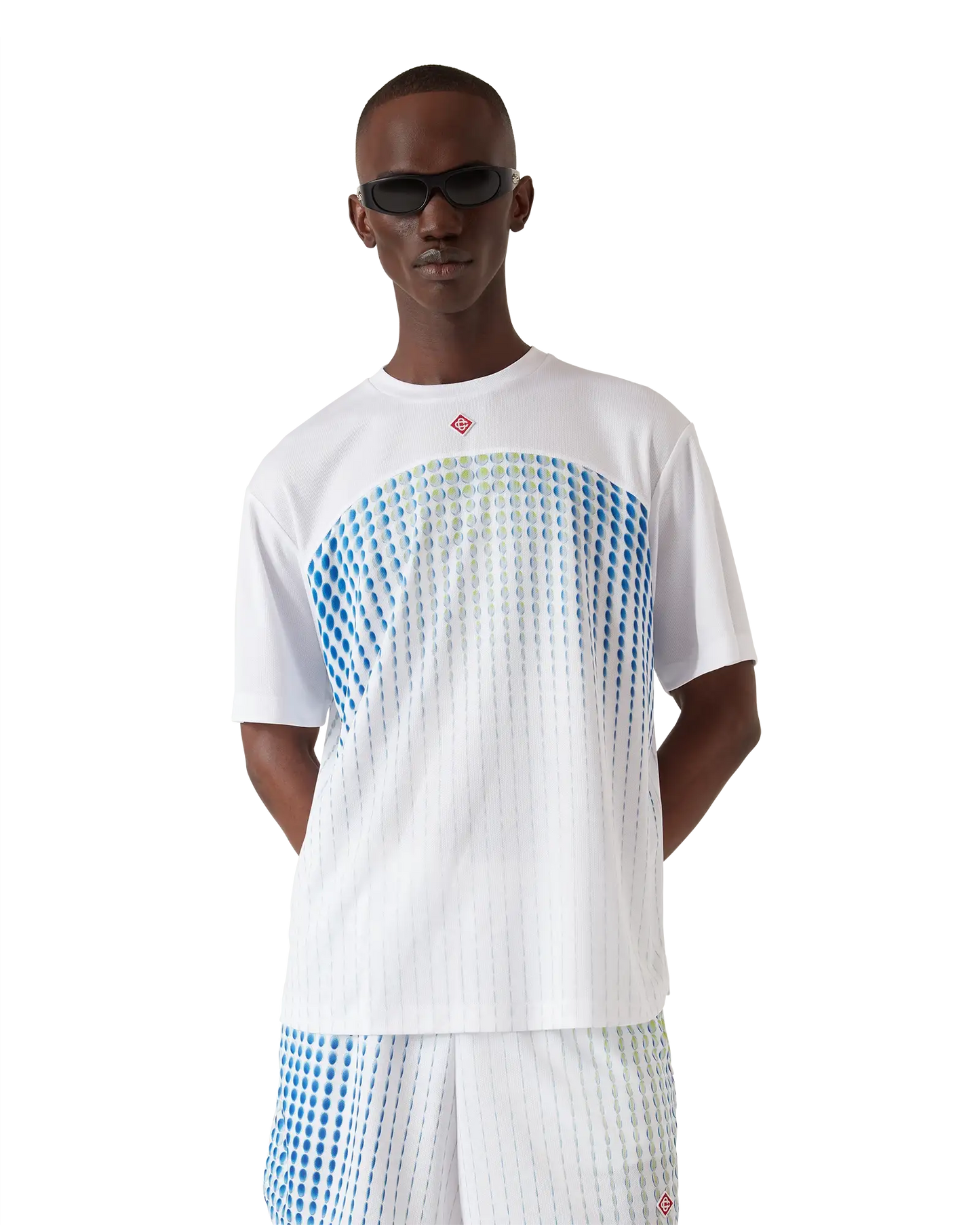 Tennis Tech Short Sleeve T-Shirt | Casablanca Paris | Image 4