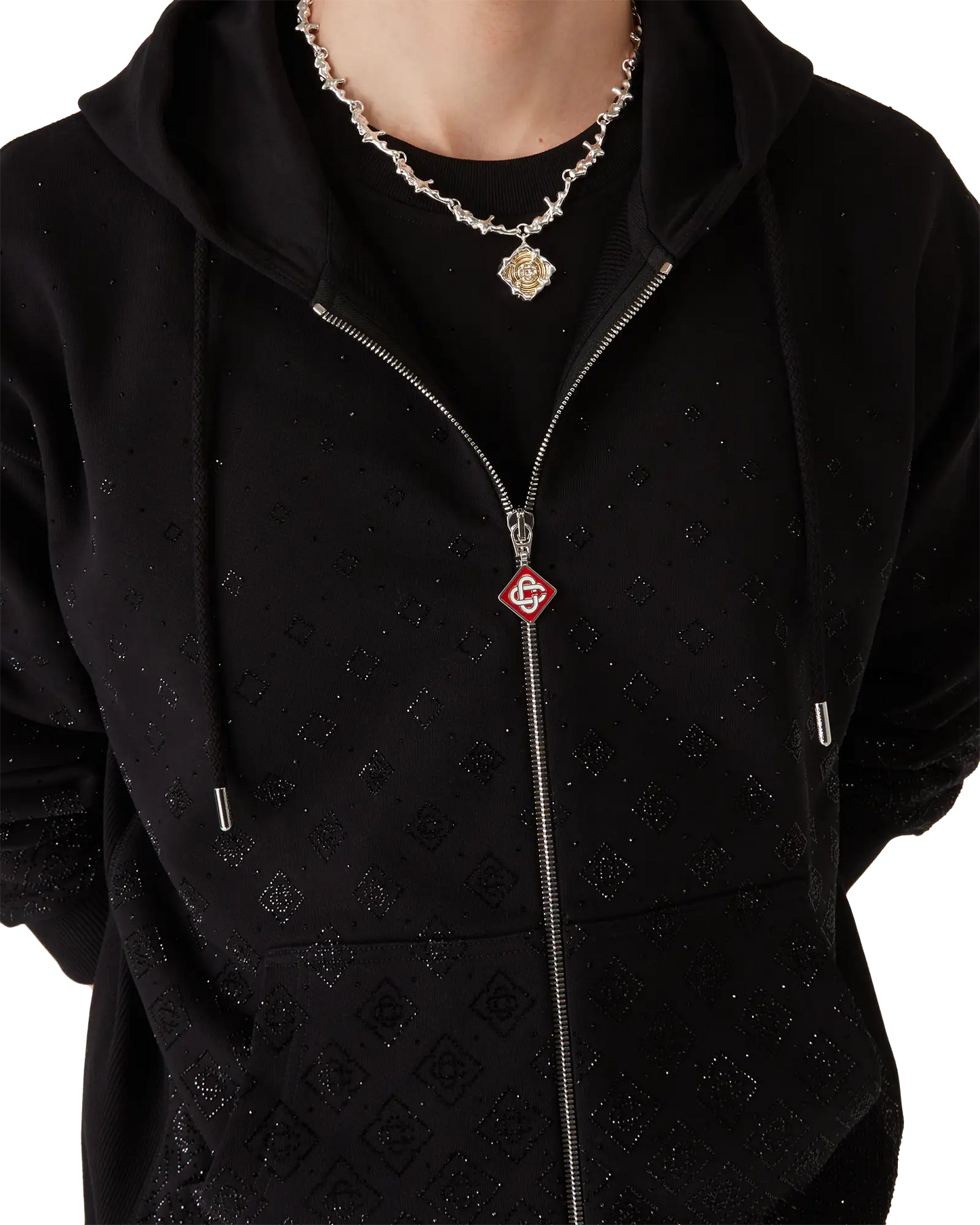 Crystal Monogram Long Sleeve Sweatshirt | Casablanca Paris | Image 5