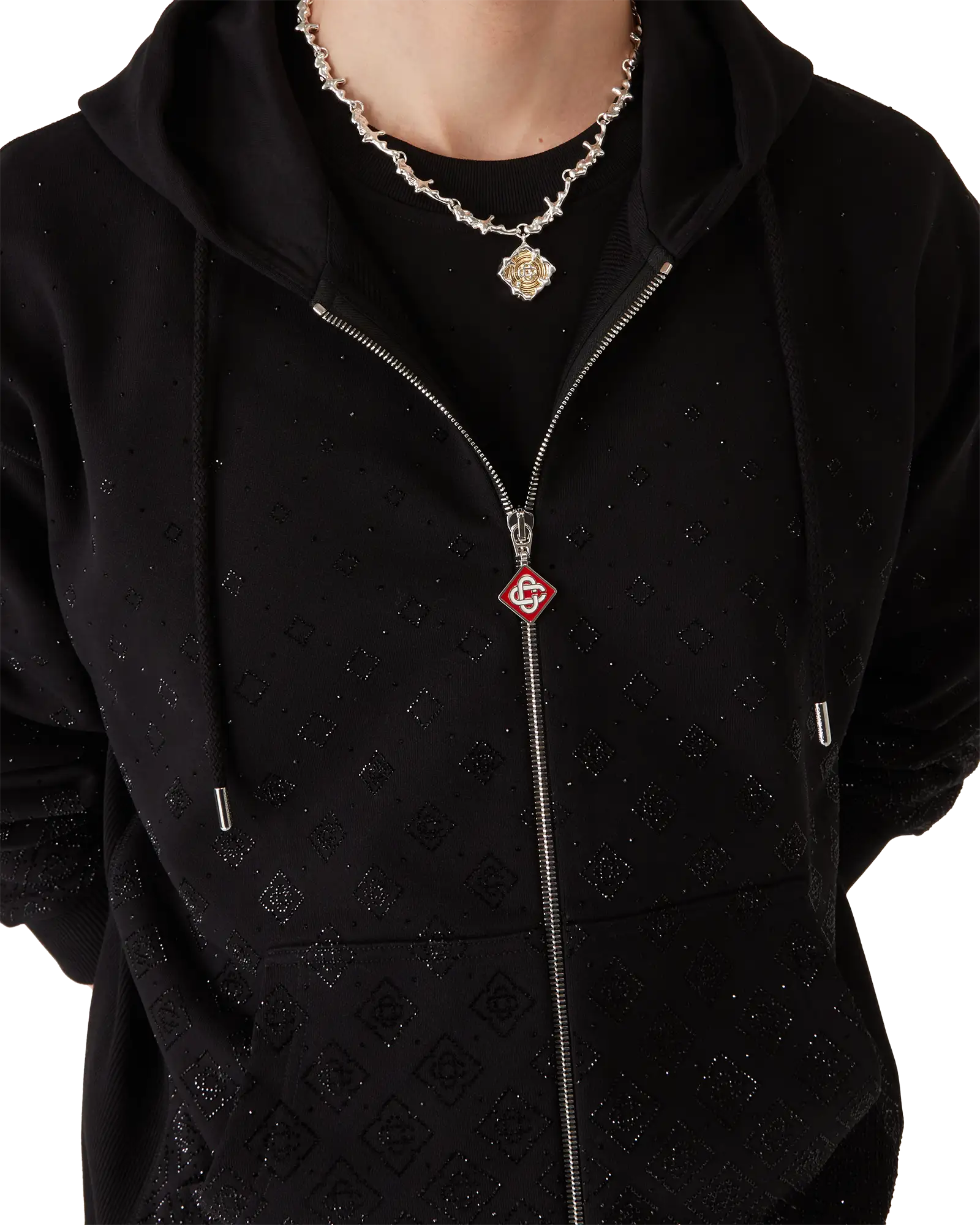 Crystal Monogram Long Sleeve Sweatshirt | Casablanca Paris | Image 5