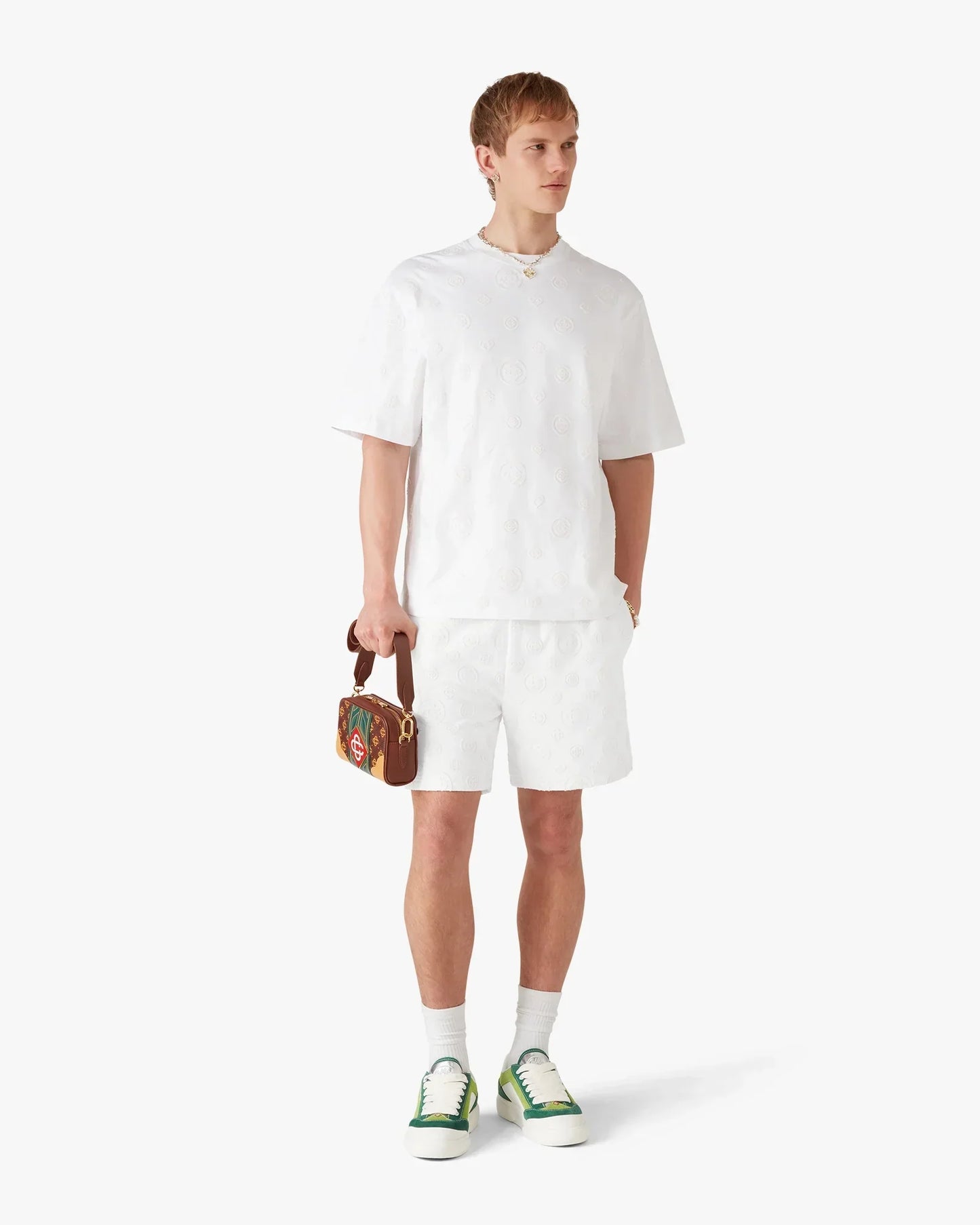 Applique Monogram Sweatshorts | Casablanca Paris | Image 3