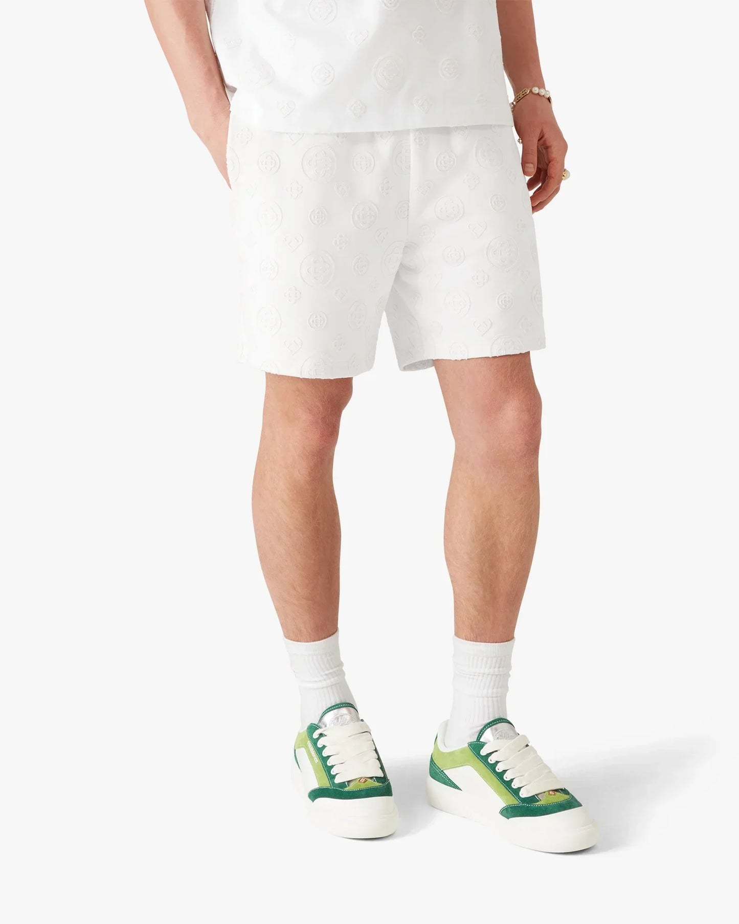 Applique Monogram Sweatshorts | Casablanca Paris | Image 4