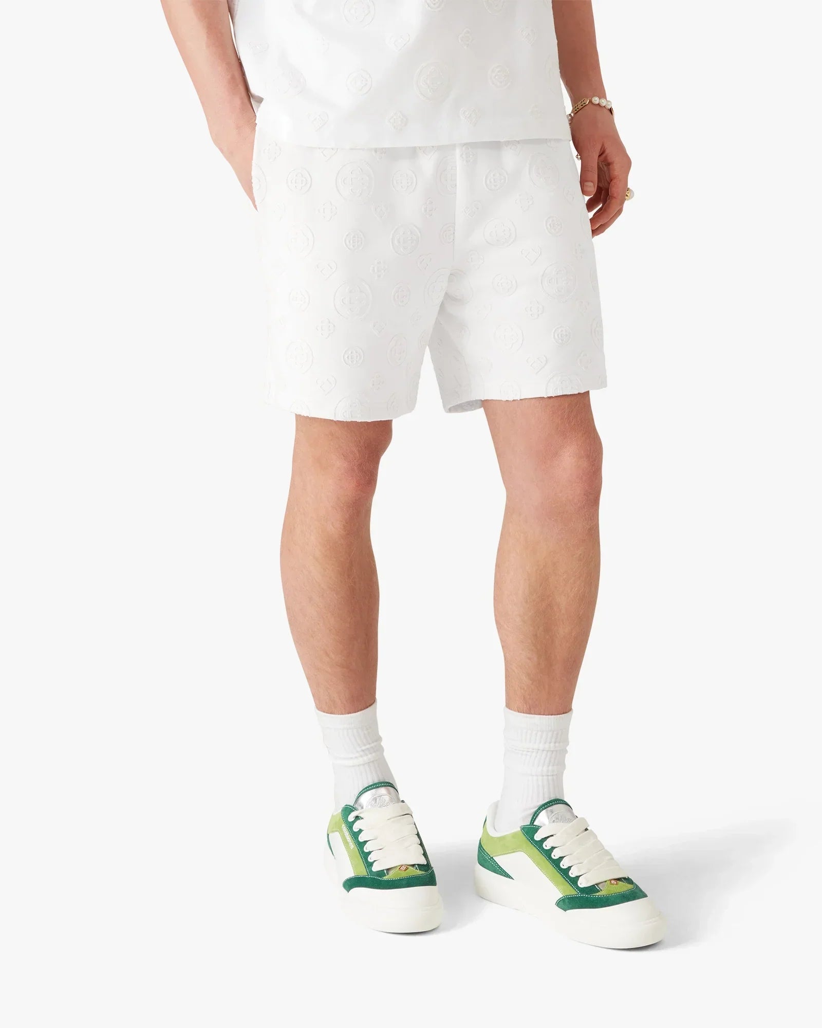 Applique Monogram Sweatshorts | Casablanca Paris | Image 4