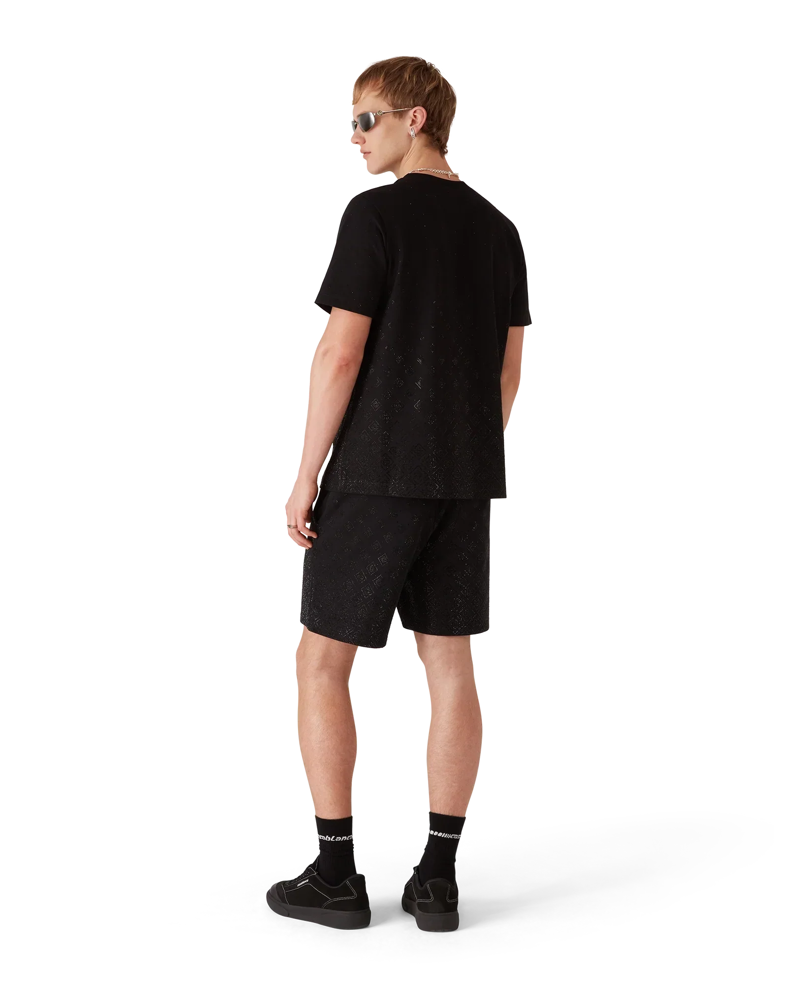 Crystal Monogram Sweatshorts | Casablanca Paris | Image 3