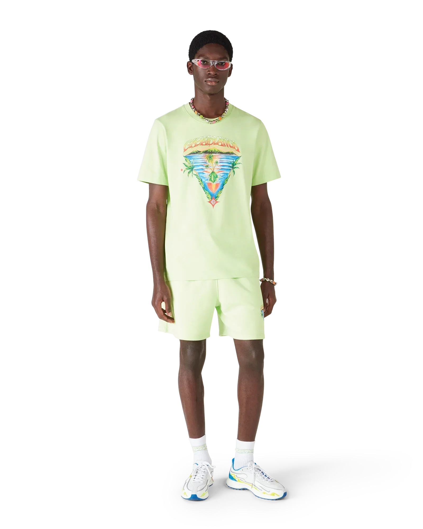 Innocence Triangle Sweatshorts | Casablanca Paris | Image 2