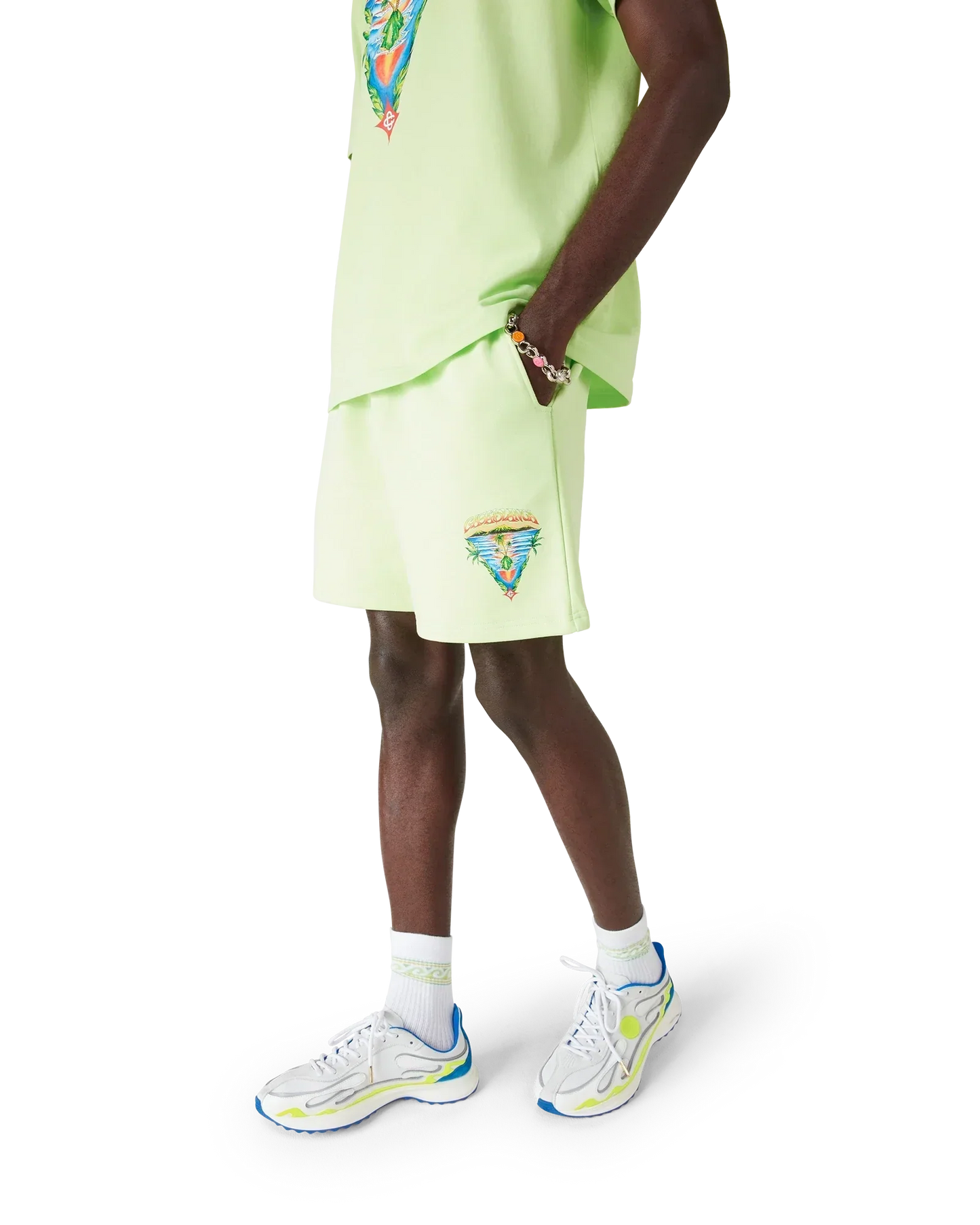 Innocence Triangle Sweatshorts | Casablanca Paris | Image 4