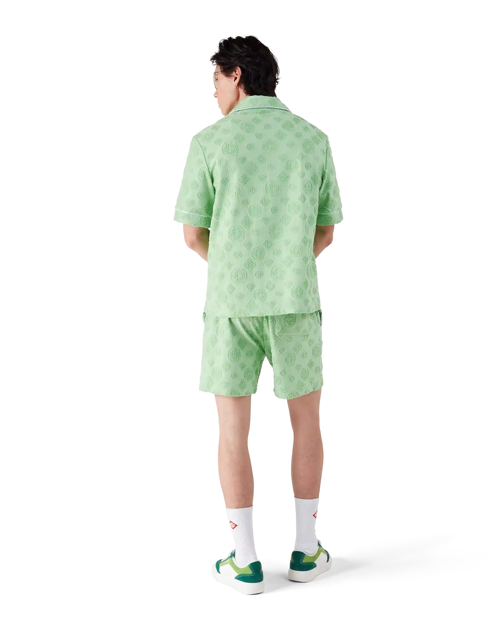 Towelling Monogram Shorts | Casablanca Paris | Image 3