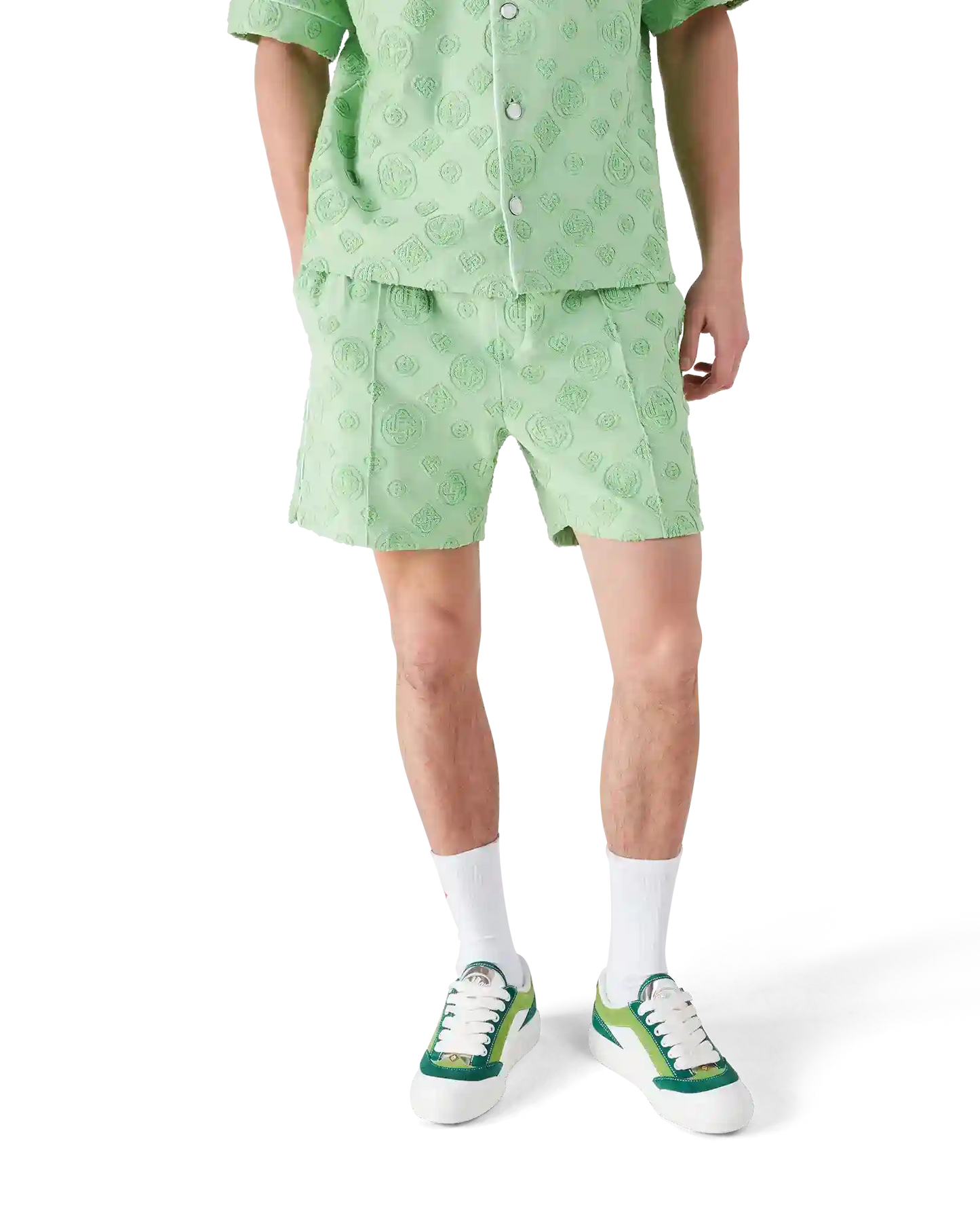 Towelling Monogram Shorts | Casablanca Paris | Image 4
