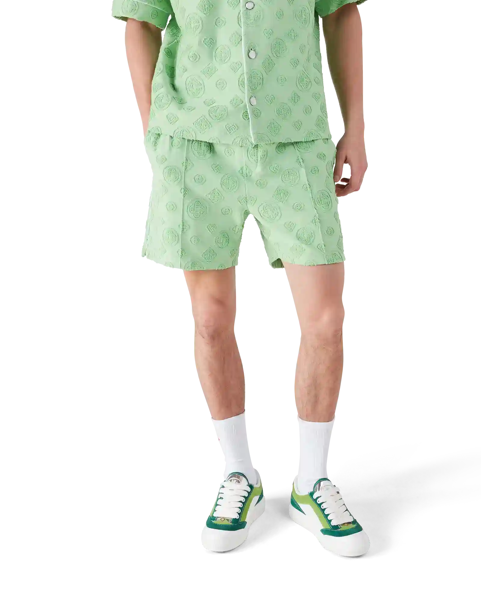 Towelling Monogram Shorts | Casablanca Paris | Image 4