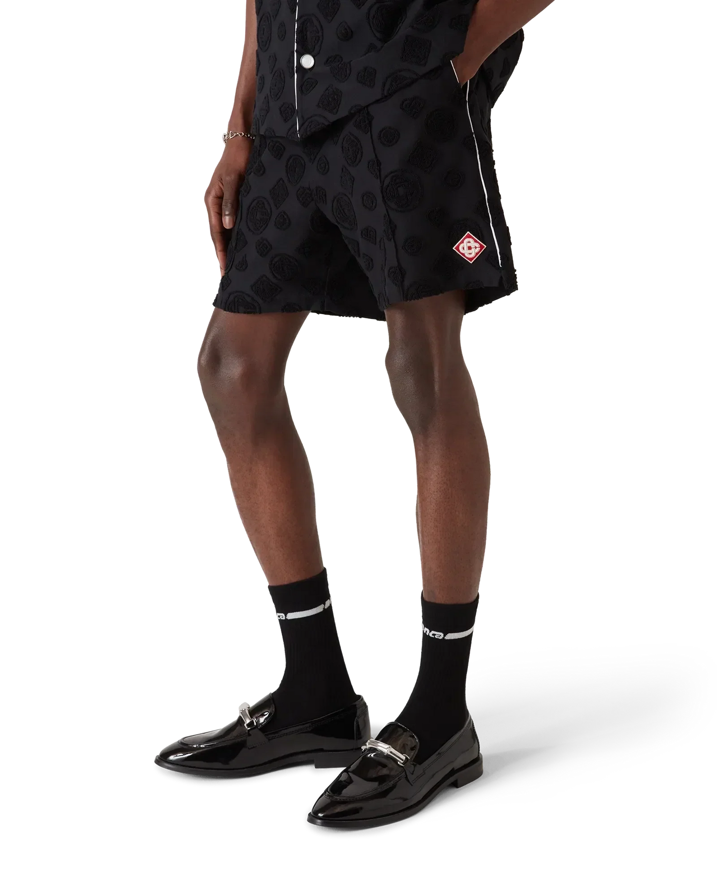 Towelling Monogram Shorts | Casablanca Paris | Image 4