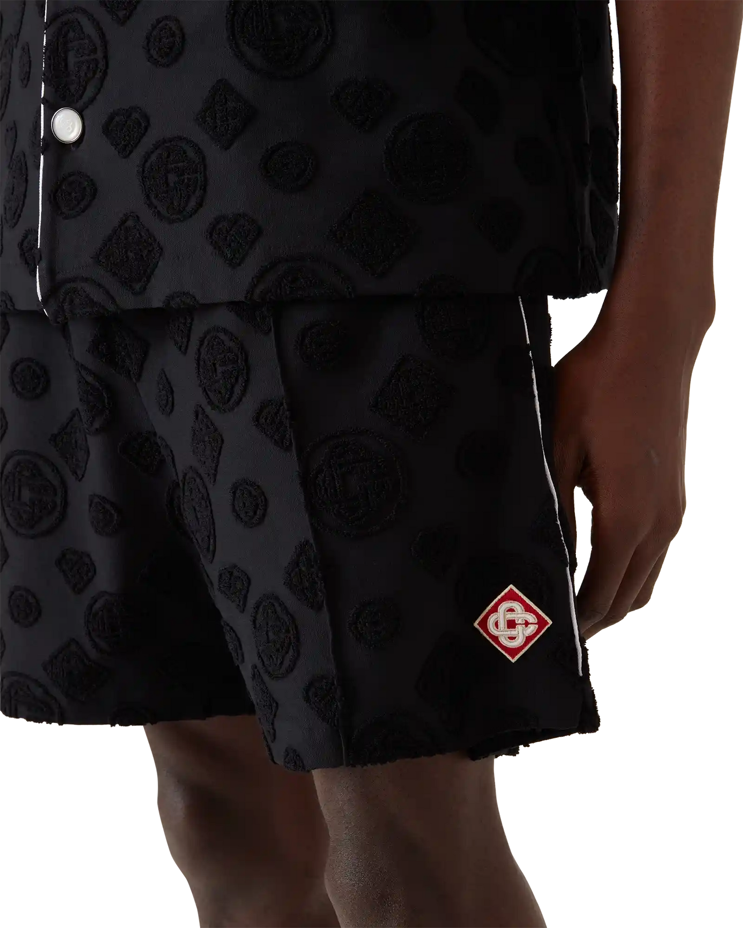 Towelling Monogram Shorts | Casablanca Paris | Image 5
