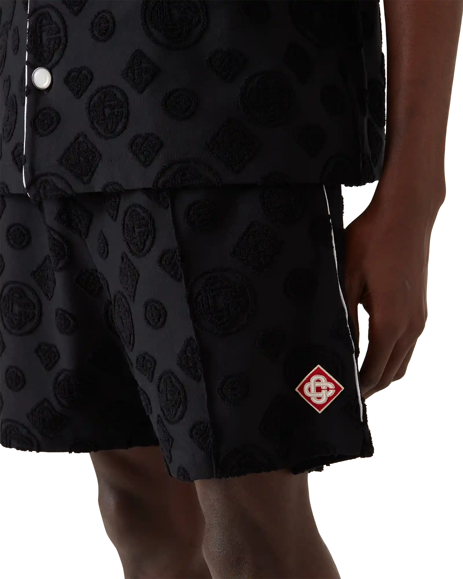 Towelling Monogram Shorts | Casablanca Paris | Image 5