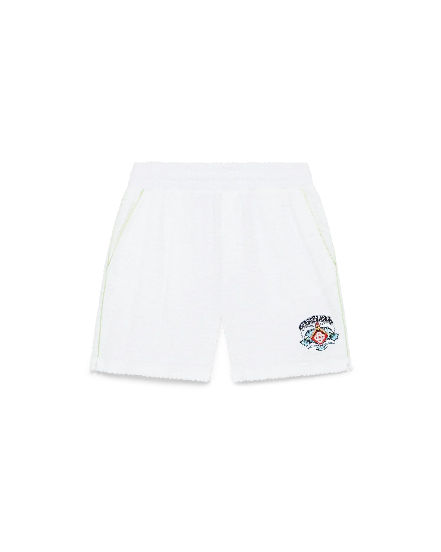 White Towelling Shorts | Casablanca Paris | Image 1