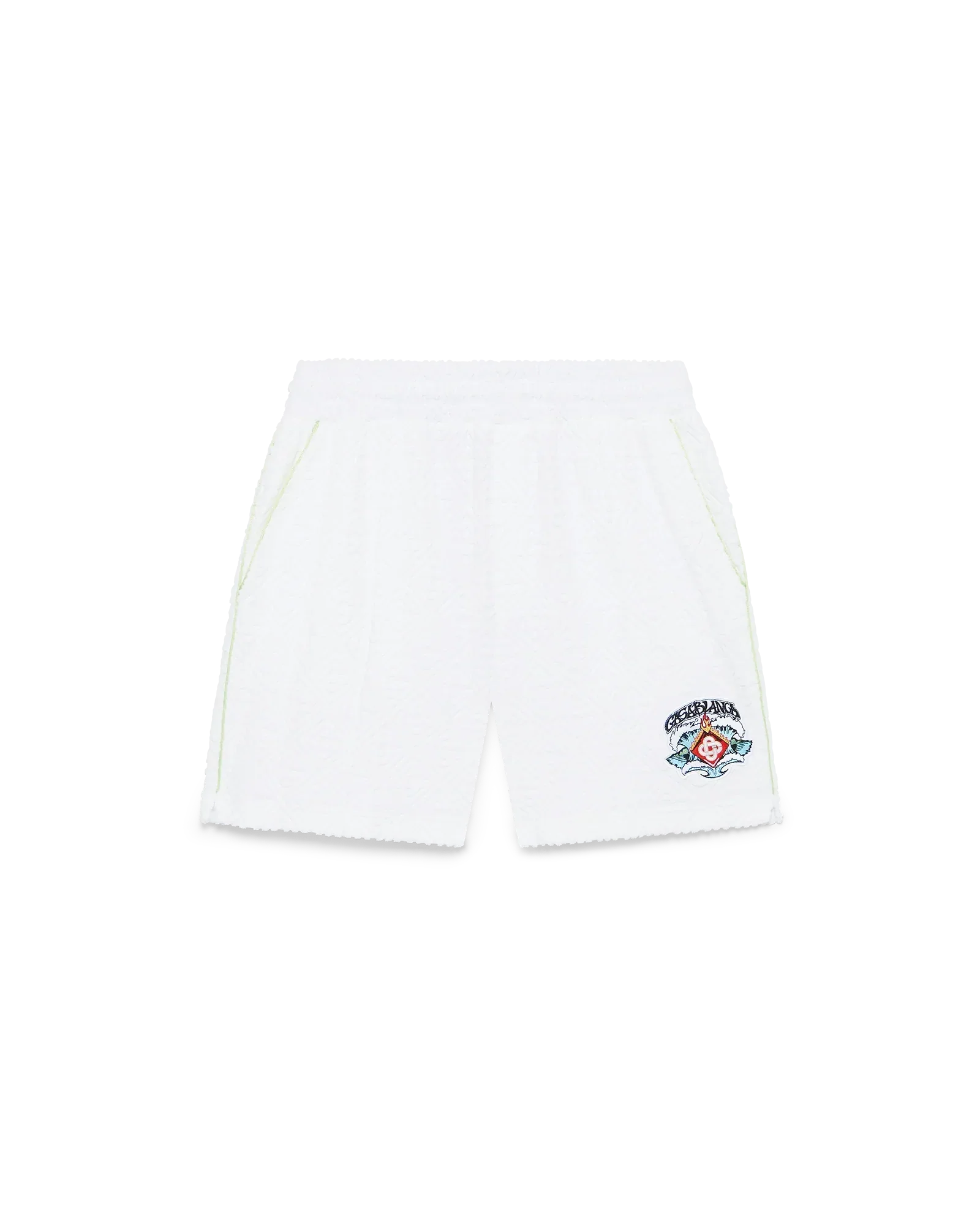 White Towelling Shorts | Casablanca Paris | Image 1