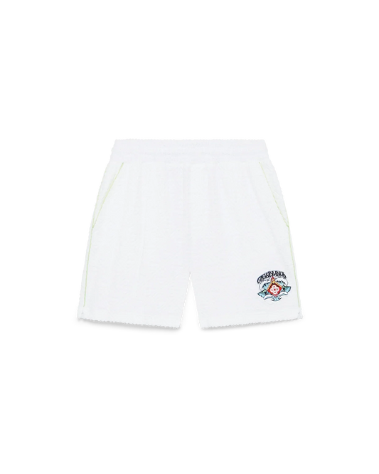 White Towelling Shorts | Casablanca Paris | Image 1