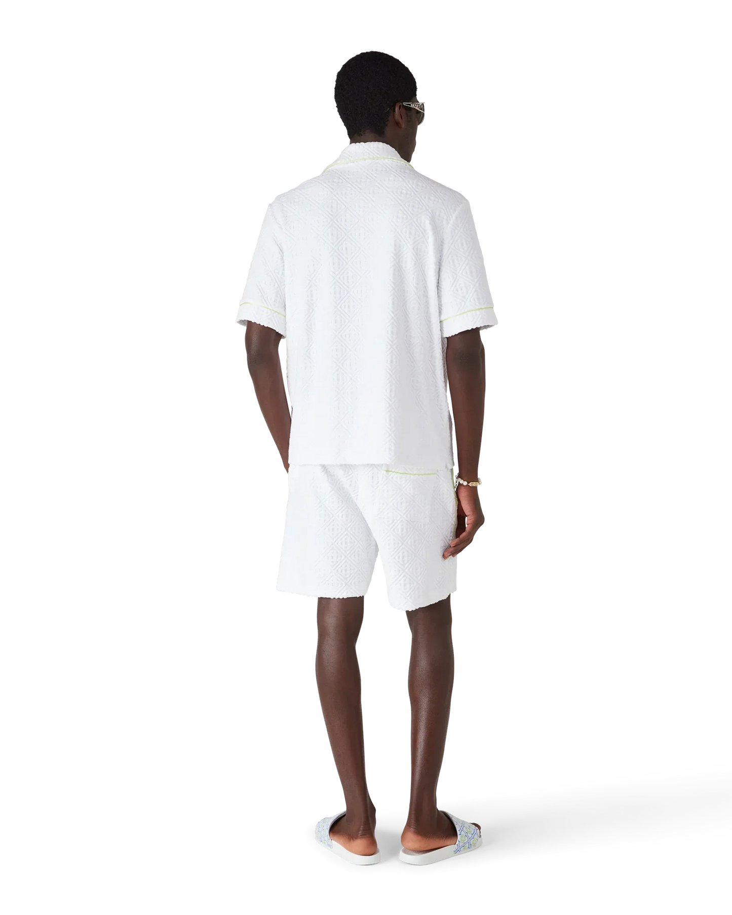 White Towelling Shorts | Casablanca Paris | Image 4