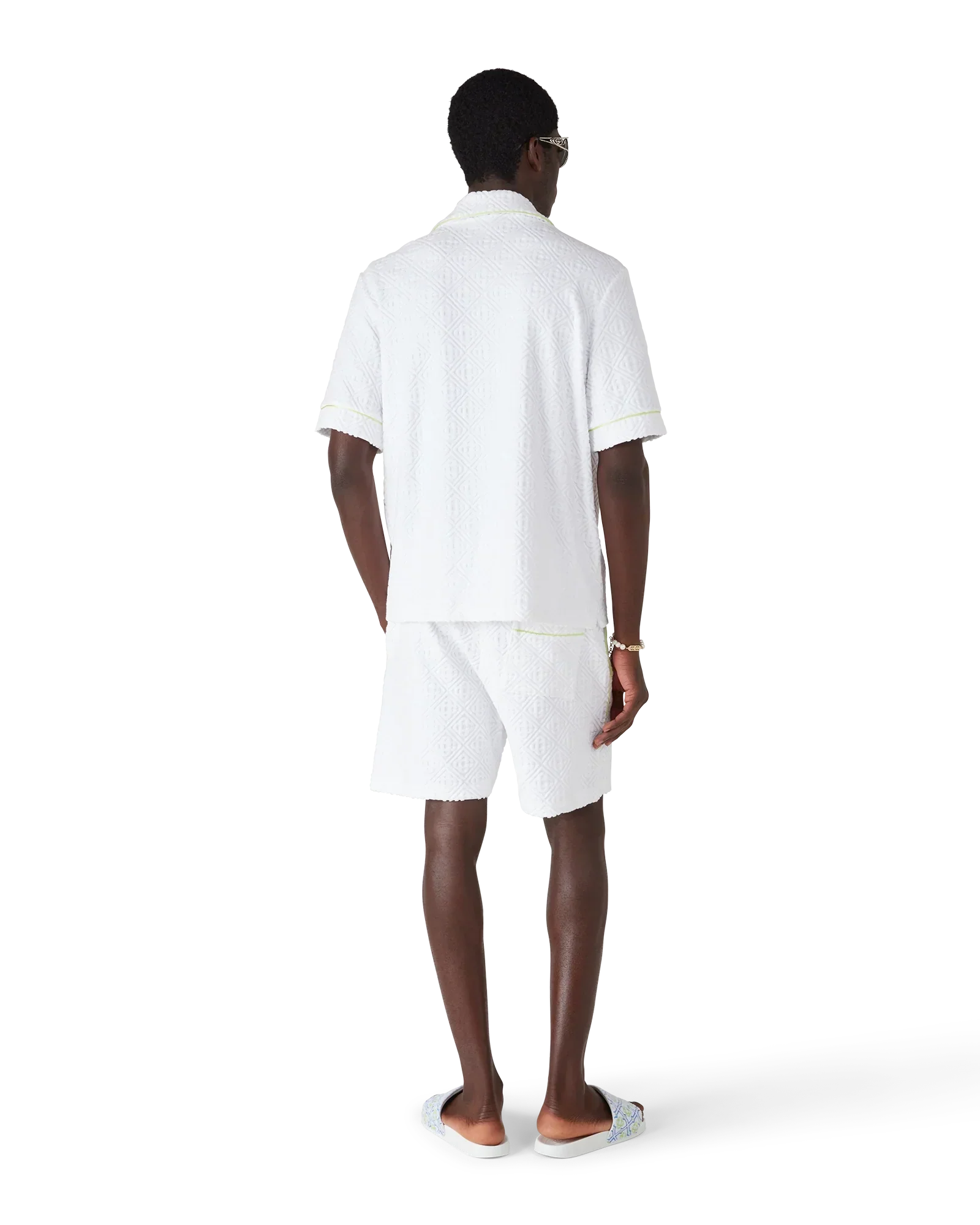 White Towelling Shorts | Casablanca Paris | Image 4