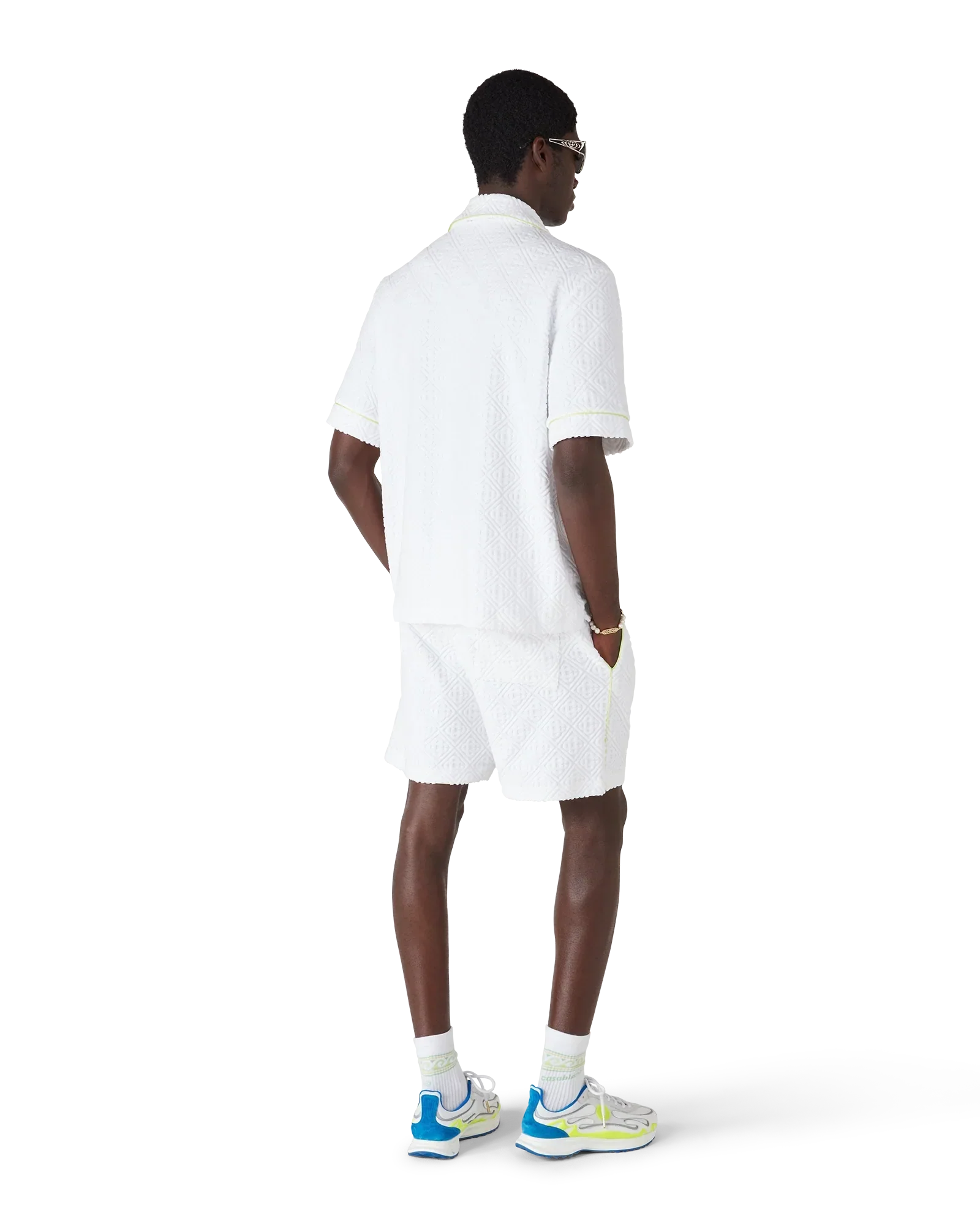 White Towelling Shorts | Casablanca Paris | Image 5