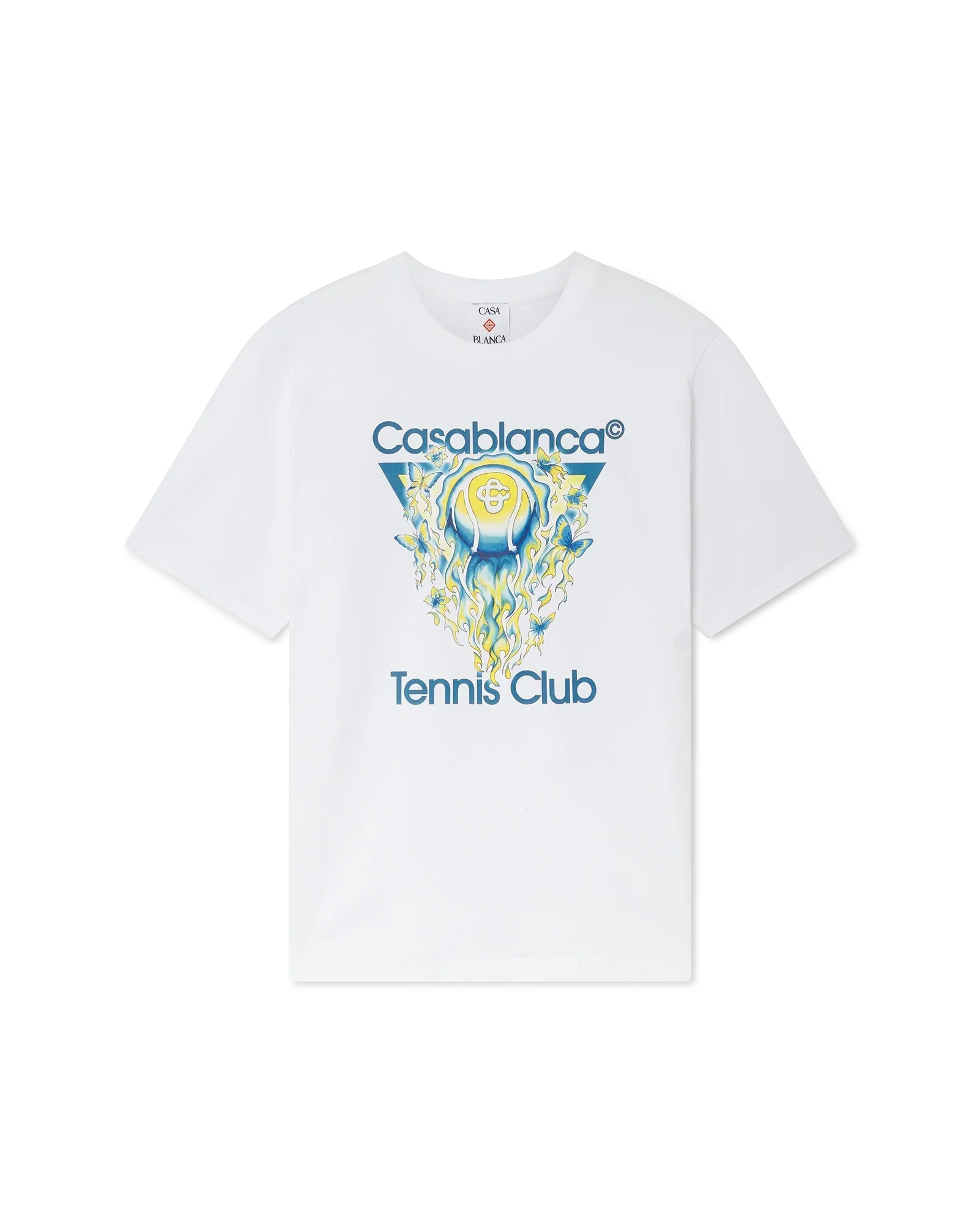 Tennis Club Icon Short Sleeve T-Shirt | Casablanca Paris | Image 1