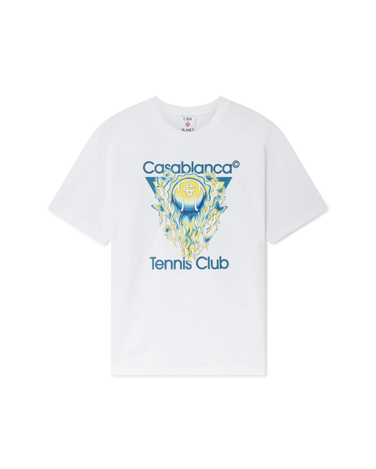 Tennis Club Icon Short Sleeve T-Shirt | Casablanca Paris | Image 1