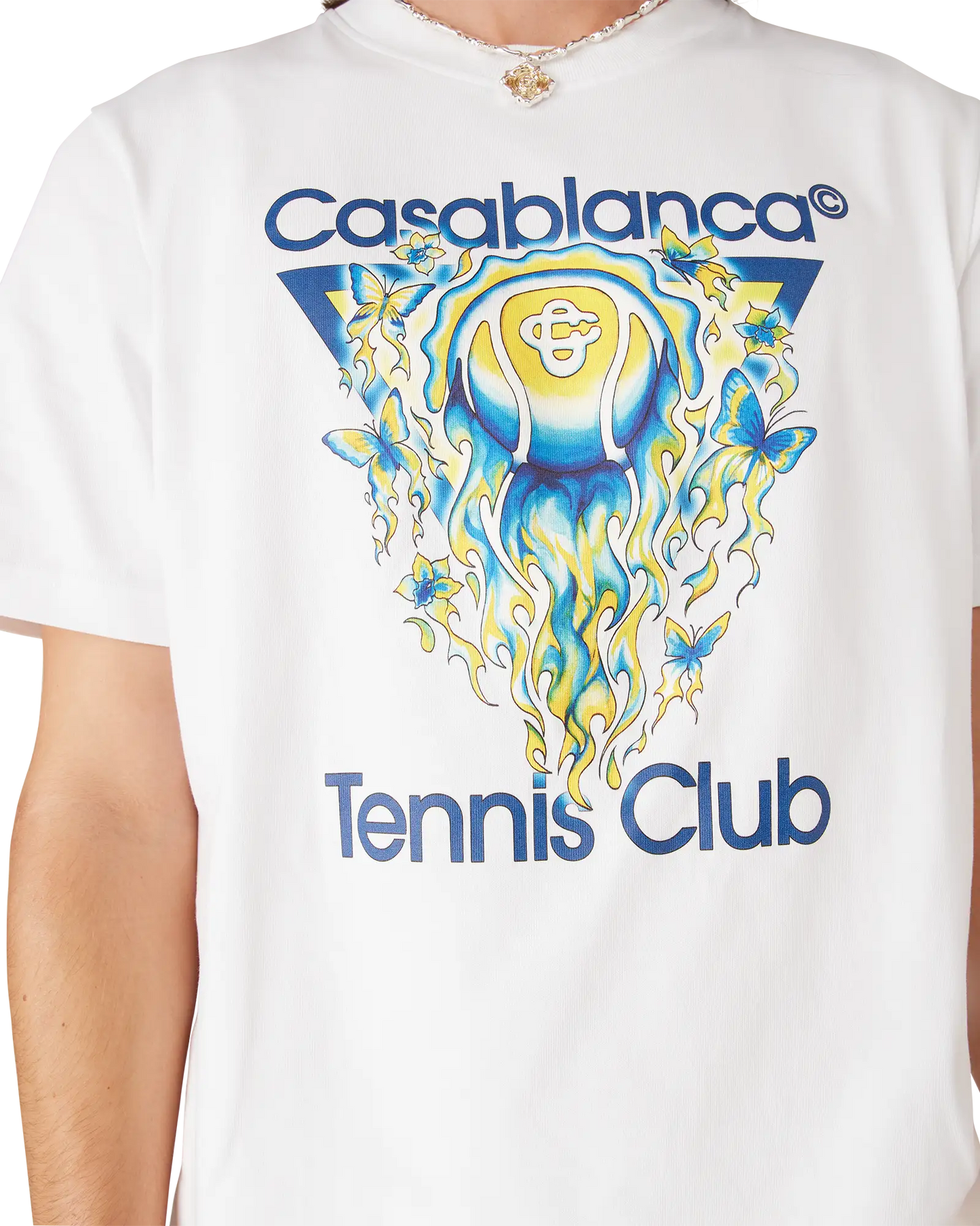 Tennis Club Icon Short Sleeve T-Shirt | Casablanca Paris | Image 5