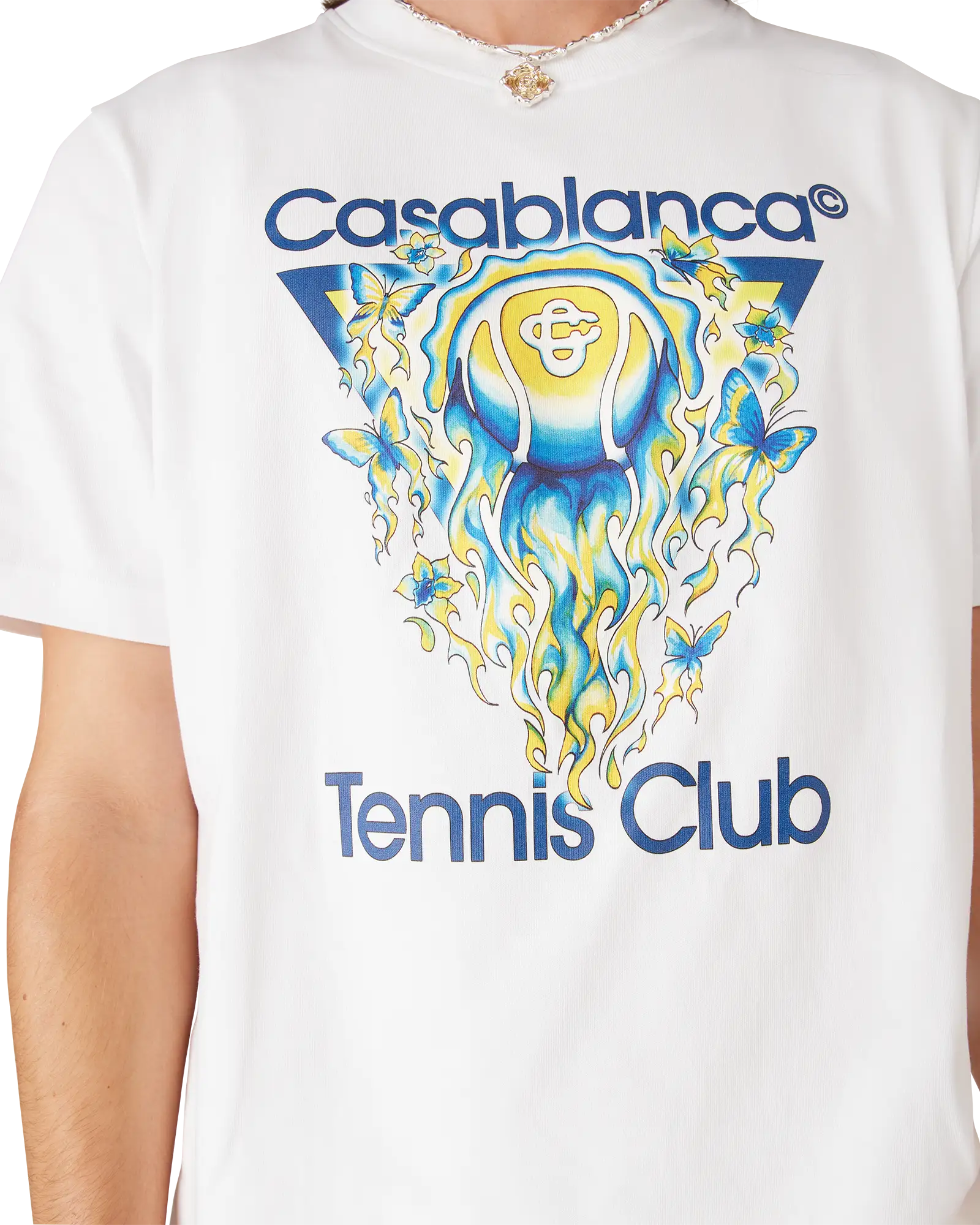 Tennis Club Icon Short Sleeve T-Shirt | Casablanca Paris | Image 5