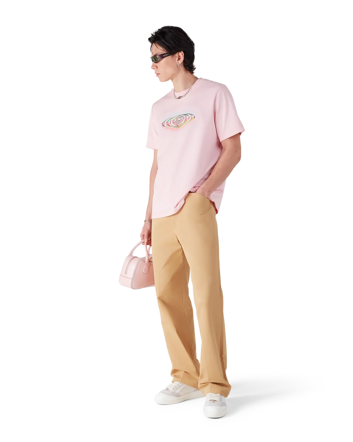 Glass Logo Short Sleeve T-shirt | Casablanca Paris | Image 2