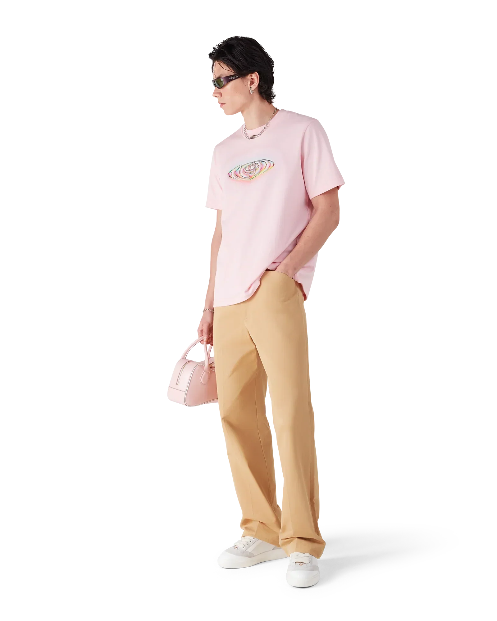 Glass Logo Short Sleeve T-shirt | Casablanca Paris | Image 2
