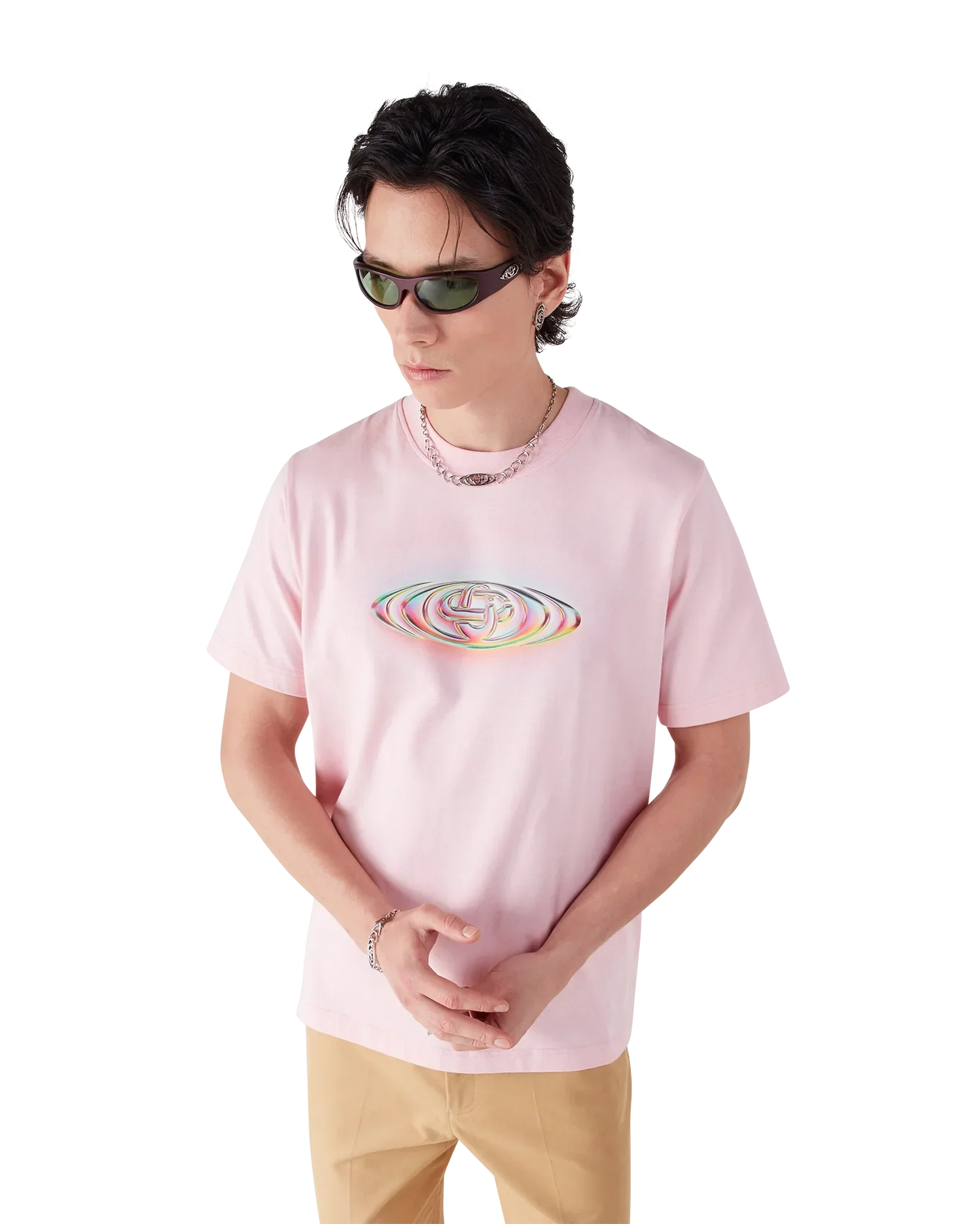 Glass Logo Short Sleeve T-shirt | Casablanca Paris | Image 4