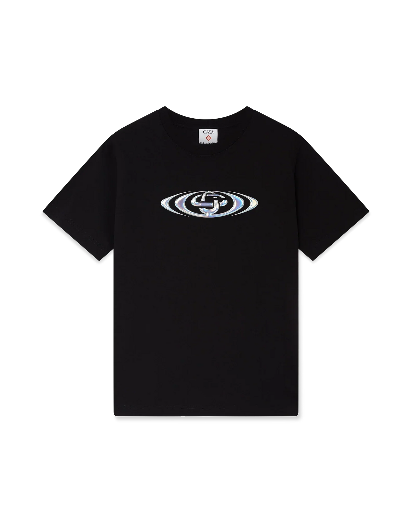 Warped Logo Short Sleeve T-Shirt | Casablanca Paris | Image 1