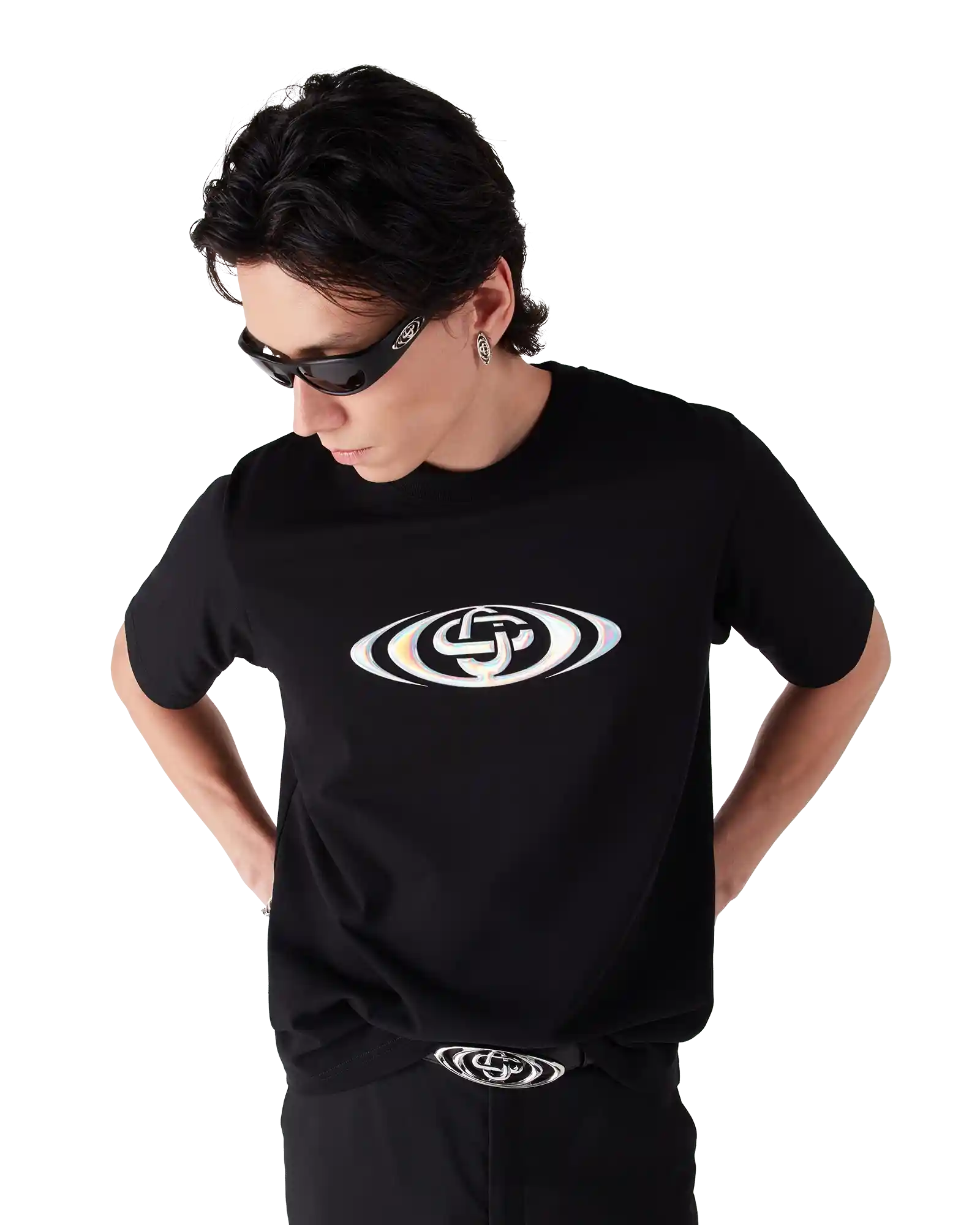 Warped Logo Short Sleeve T-Shirt | Casablanca Paris | Image 4