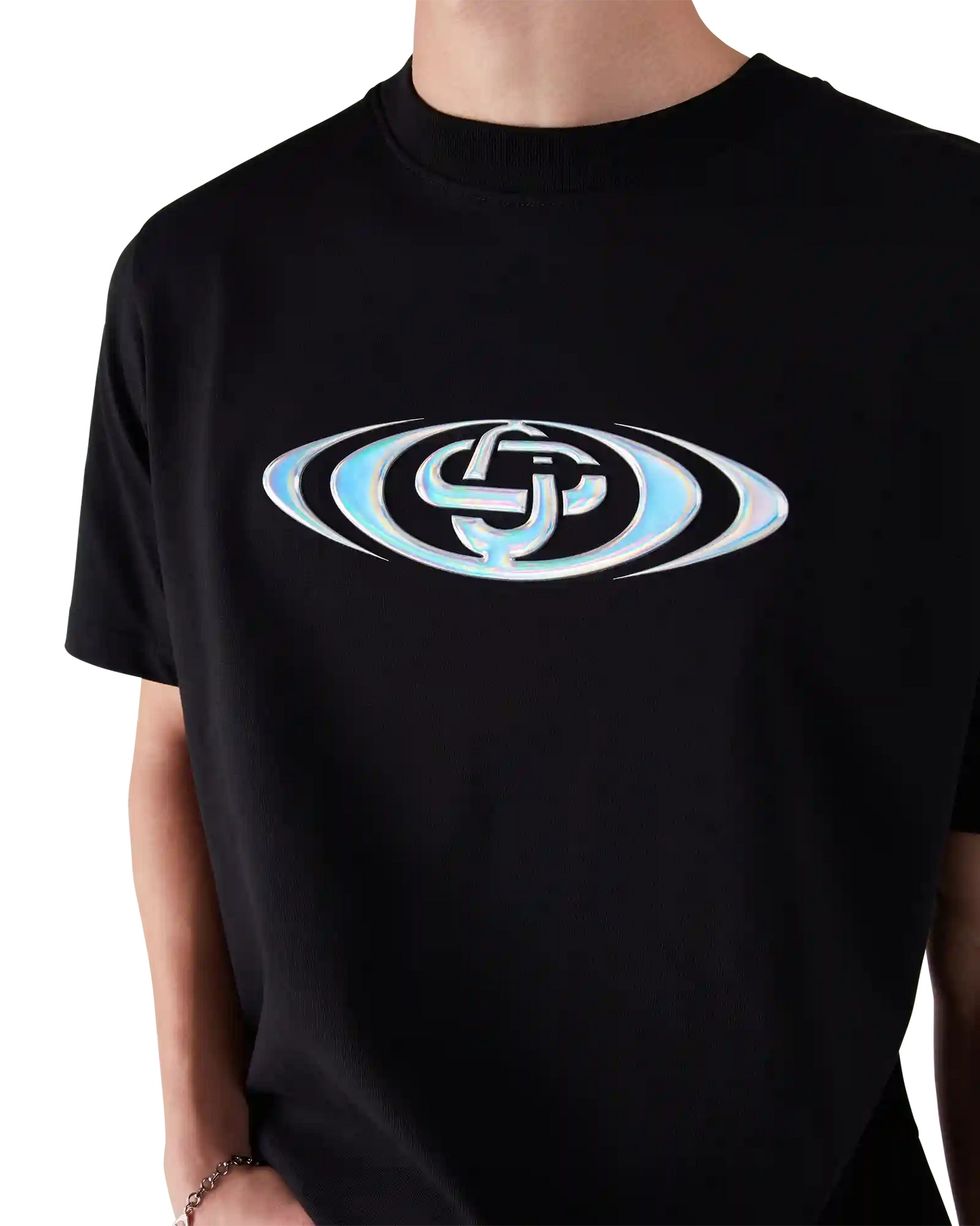 Warped Logo Short Sleeve T-Shirt | Casablanca Paris | Image 5