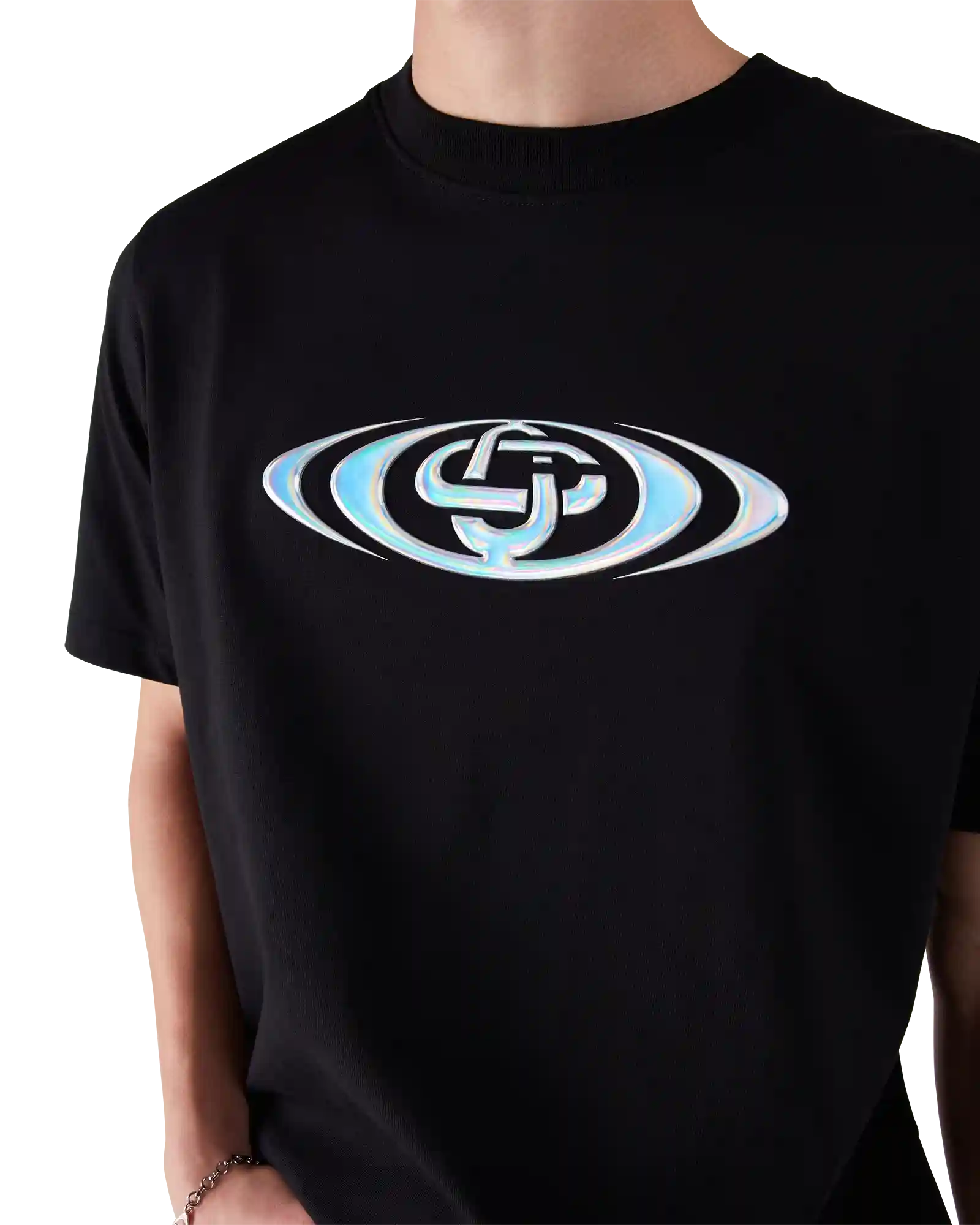 Warped Logo Short Sleeve T-Shirt | Casablanca Paris | Image 5
