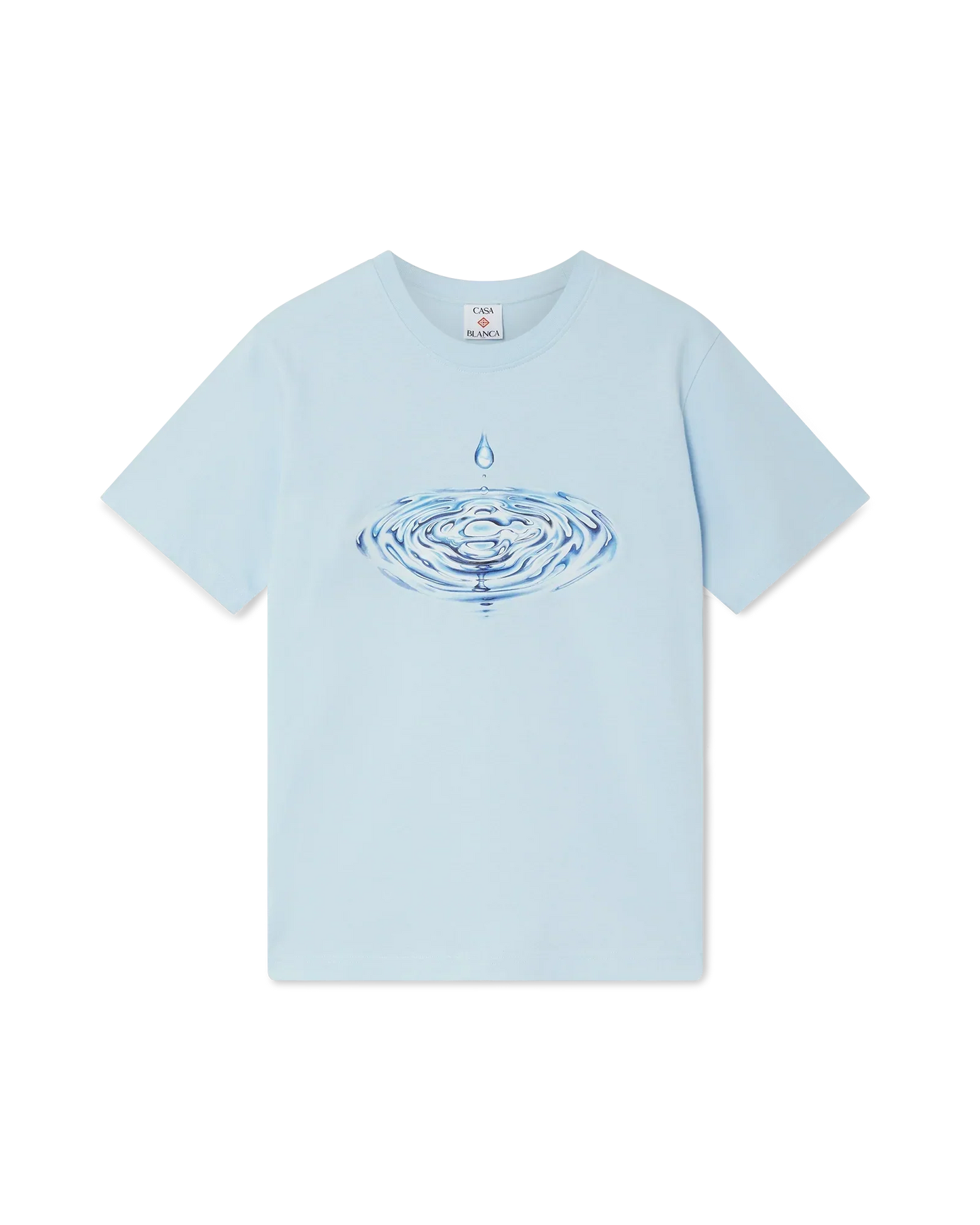Drip Logo Short Sleeve T-Shirt | Casablanca Paris | Image 1