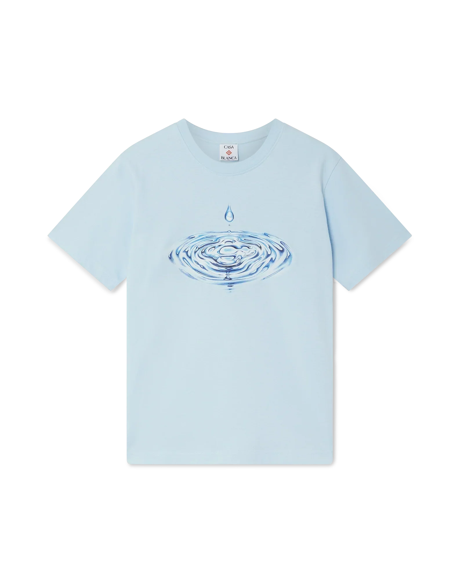 Drip Logo Short Sleeve T-Shirt | Casablanca Paris | Image 1