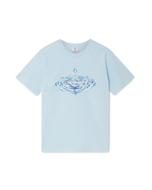 Drip Logo Short Sleeve T-Shirt | Casablanca Paris | Image 1