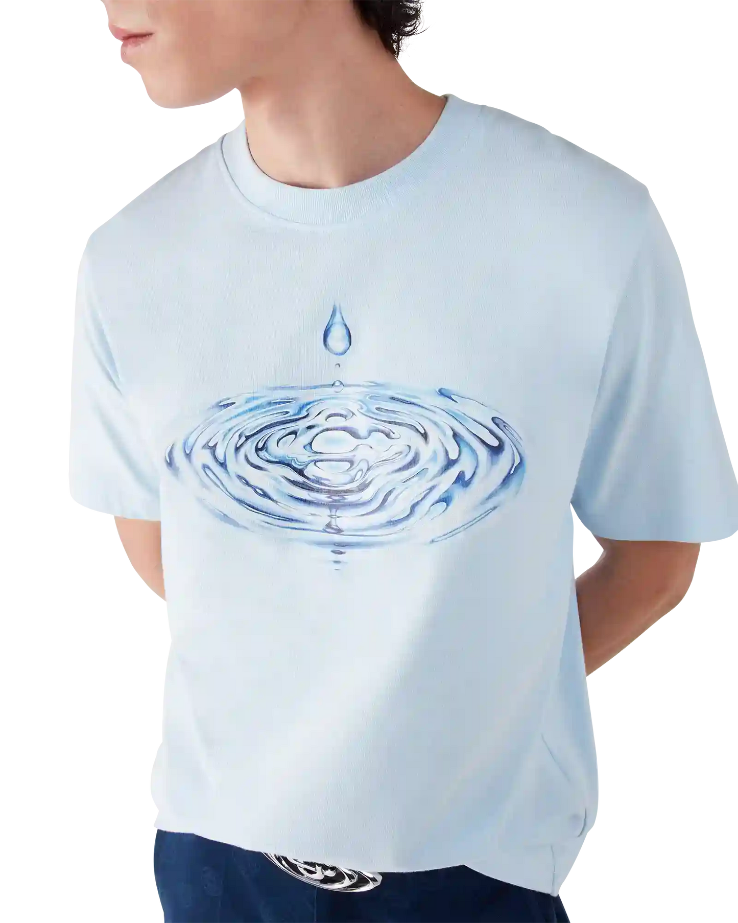 Drip Logo Short Sleeve T-Shirt | Casablanca Paris | Image 5