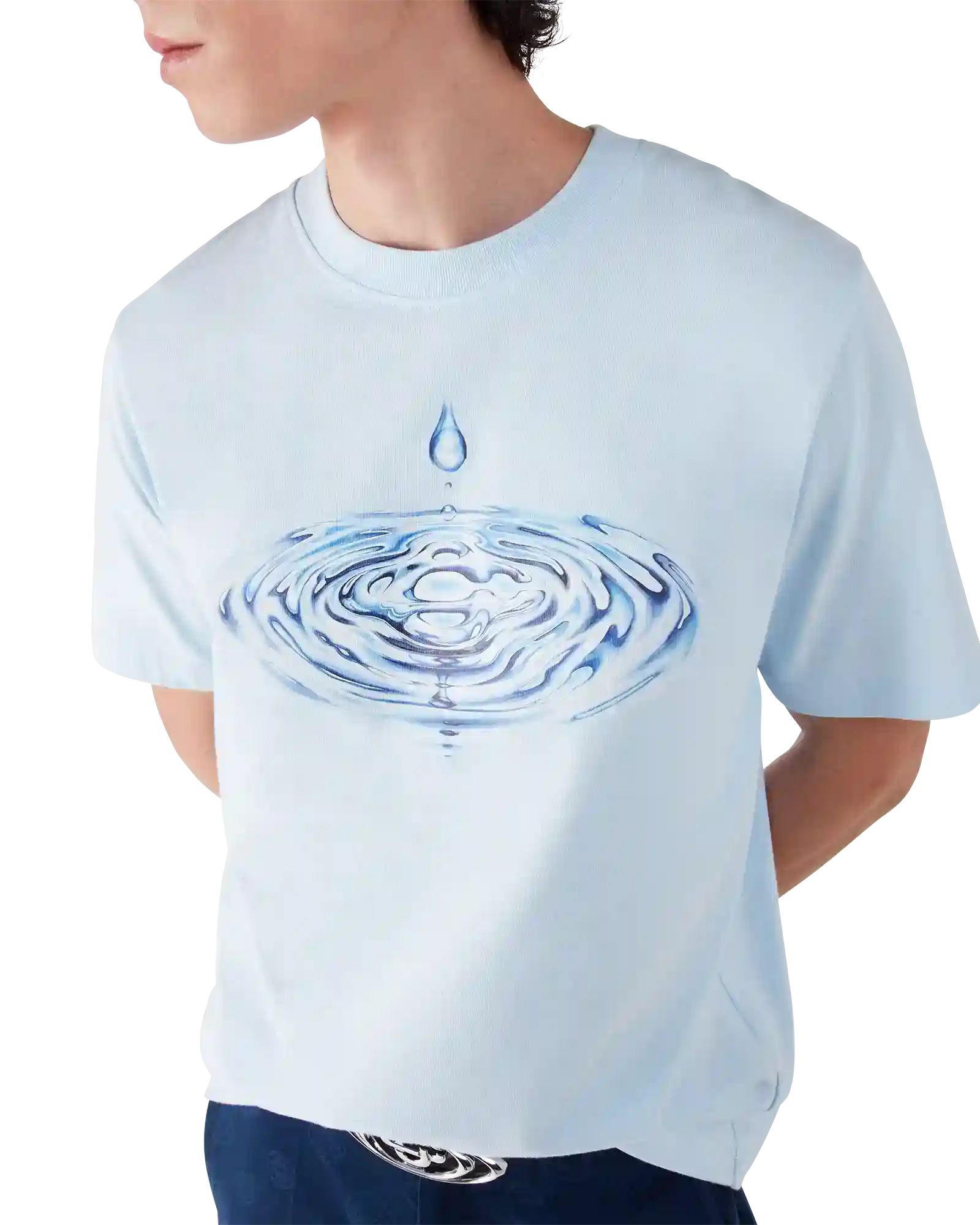Drip Logo Short Sleeve T-Shirt | Casablanca Paris | Image 5