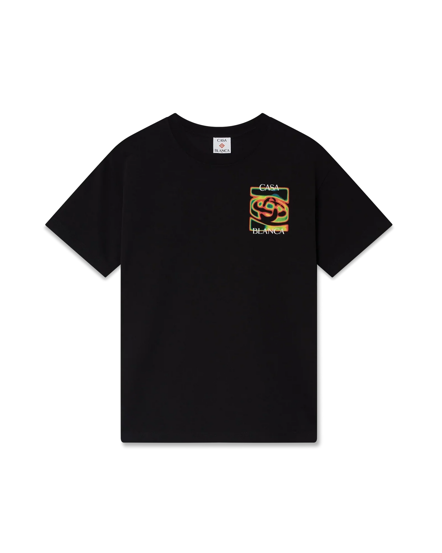 Heat Map Logo Short Sleeve T-Shirt | Casablanca Paris | Image 5