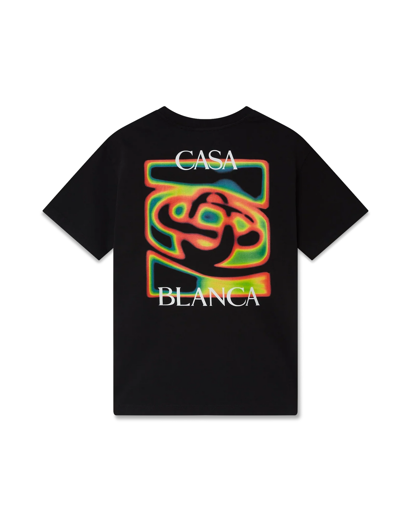 Heat Map Logo Short Sleeve T-Shirt | Casablanca Paris | Image 1