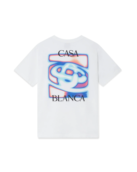 Heat Map Logo Short Sleeve T-Shirt | Casablanca Paris | Image 1