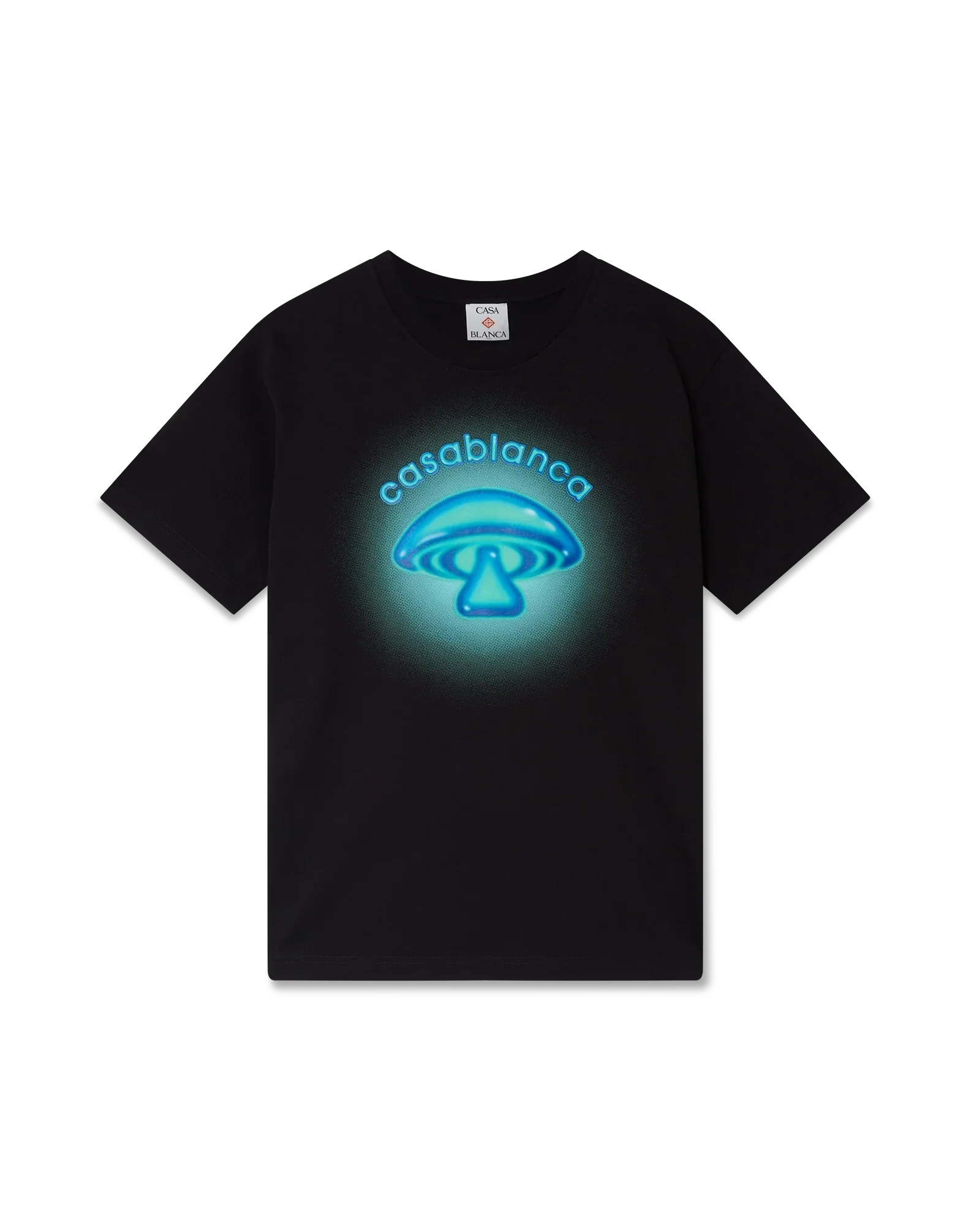 Airbrush Mushroom Logo Short Sleeve T-Shirt | Casablanca Paris | Image 1
