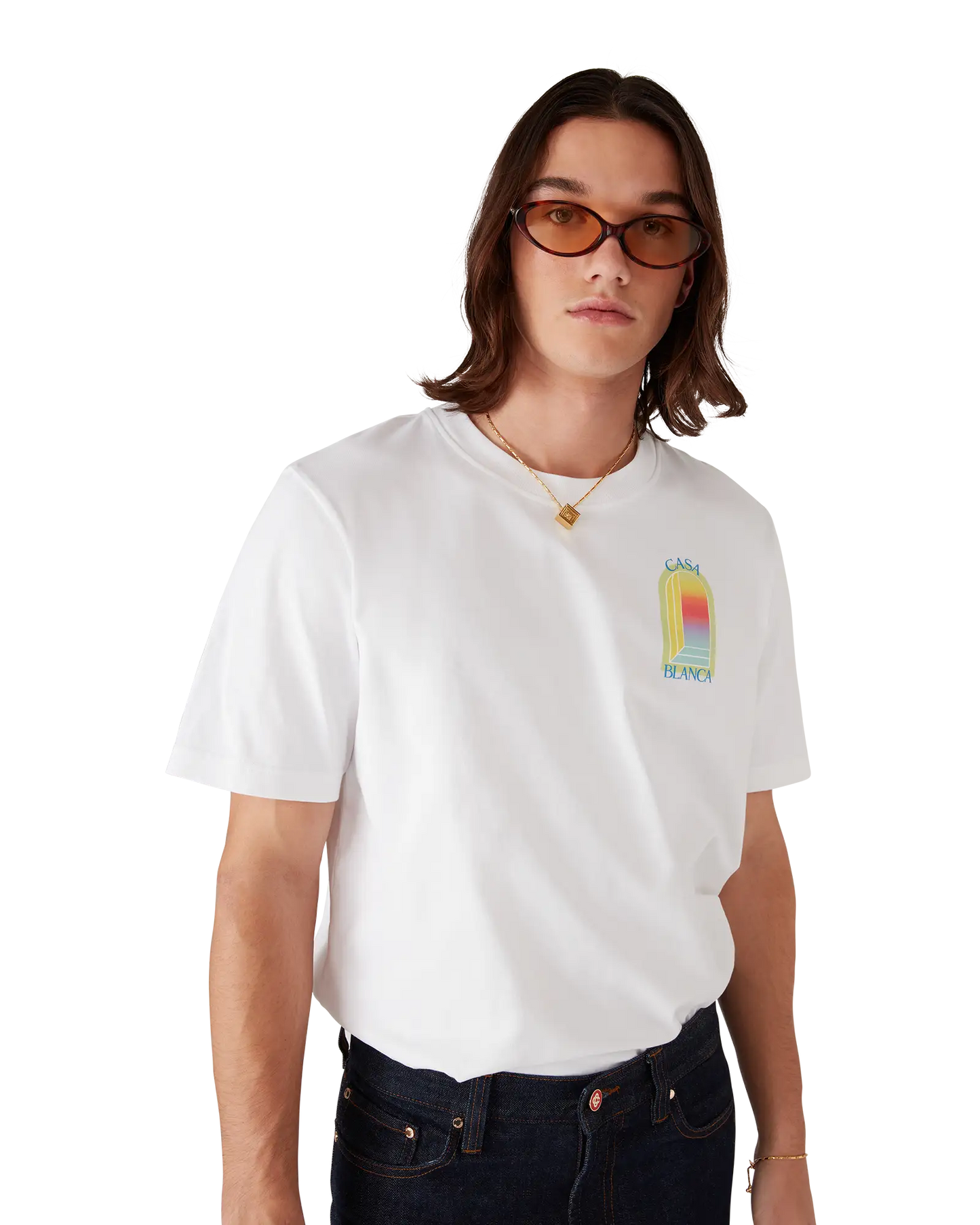 L'Arche Short Sleeve T-Shirt | Casablanca Paris | Image 4