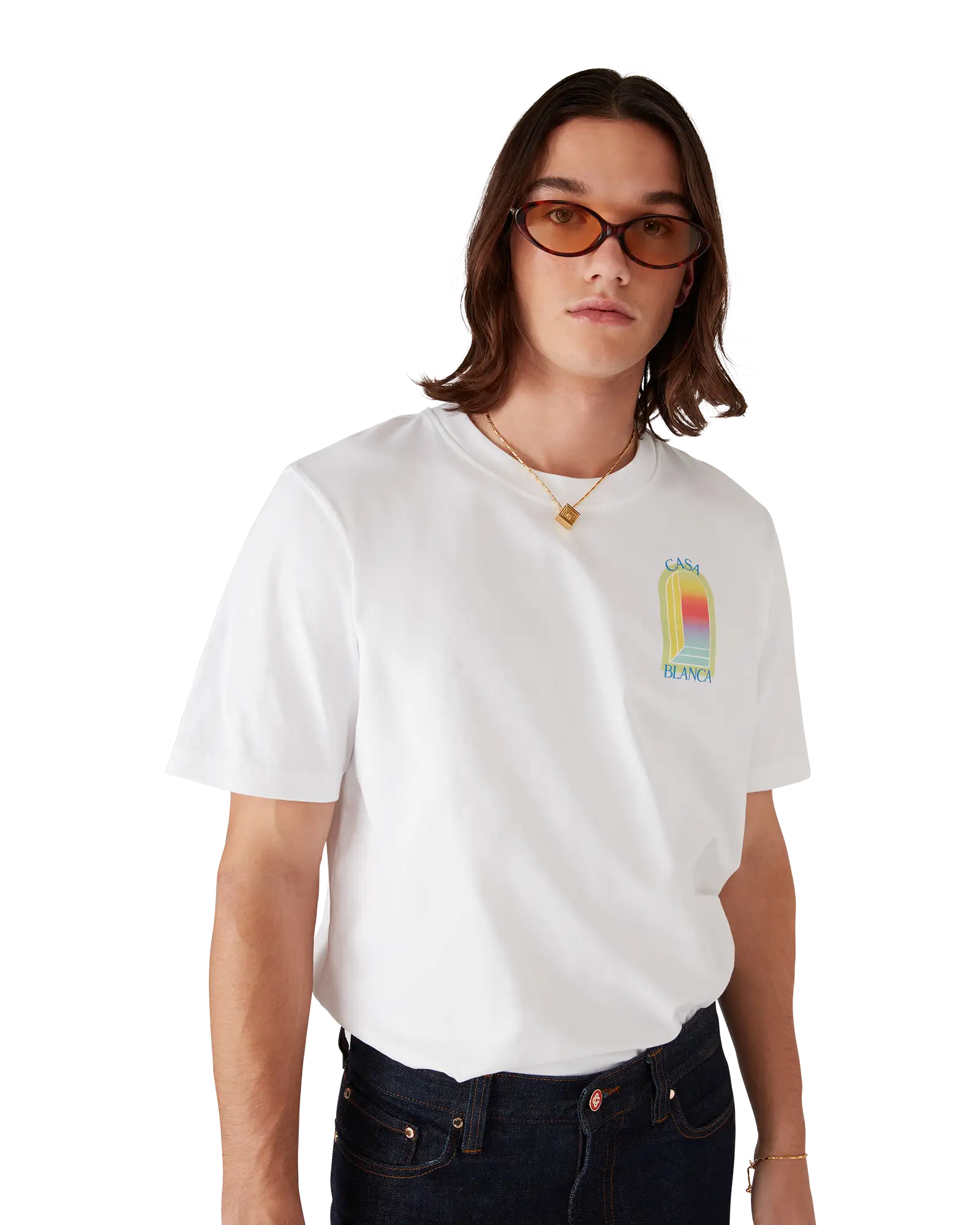 L'Arche Short Sleeve T-Shirt | Casablanca Paris | Image 4