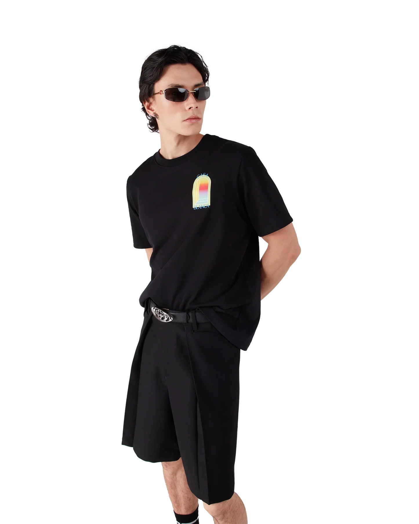 L'Arche Short Sleeve T-Shirt | Casablanca Paris | Image 4