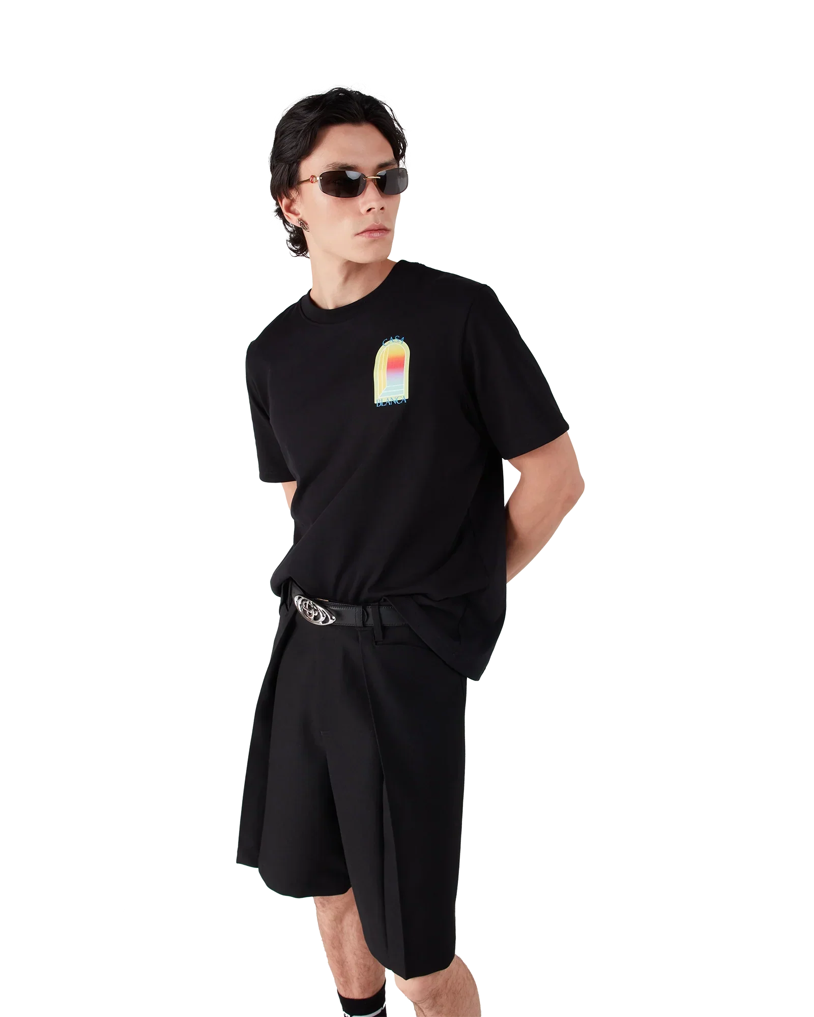 L'Arche Short Sleeve T-Shirt | Casablanca Paris | Image 4